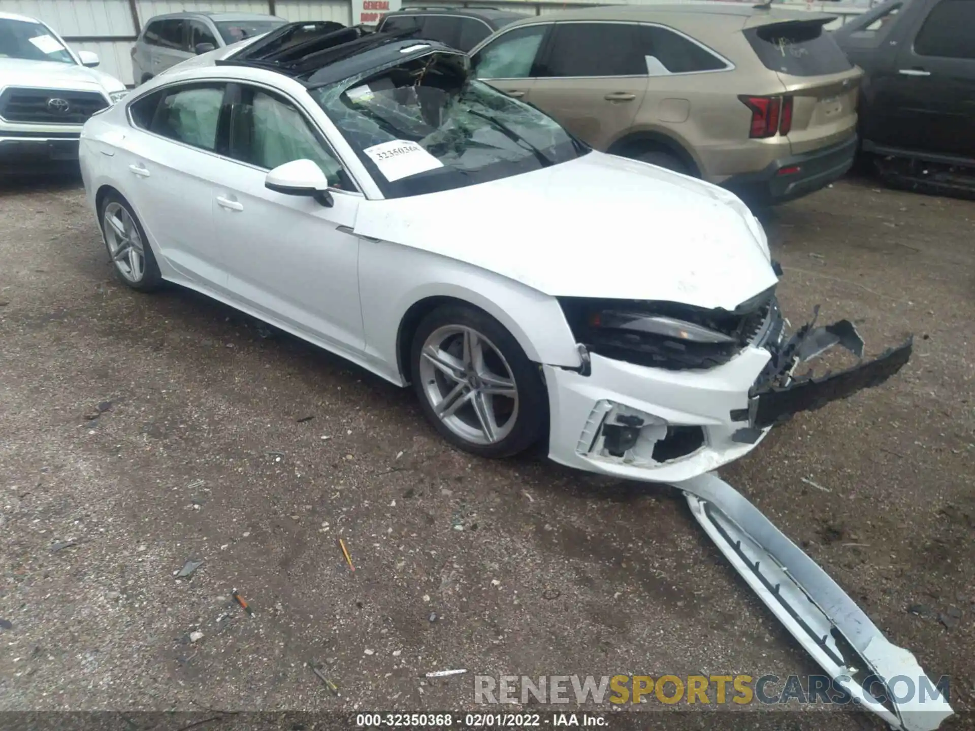 1 Photograph of a damaged car WAUDACF54MA016850 AUDI A5 SPORTBACK 2021