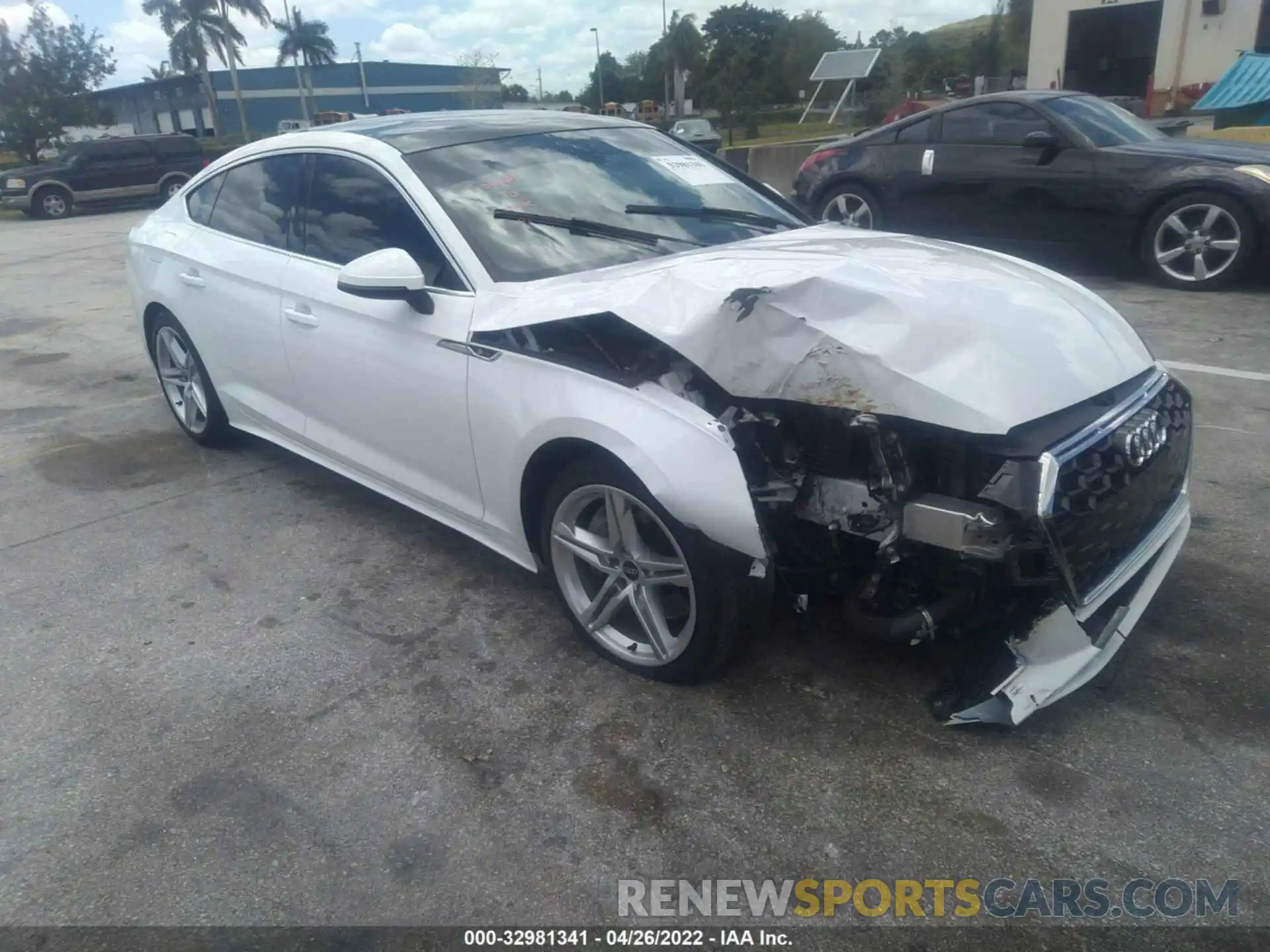 1 Photograph of a damaged car WAUDACF54MA054059 AUDI A5 SPORTBACK 2021