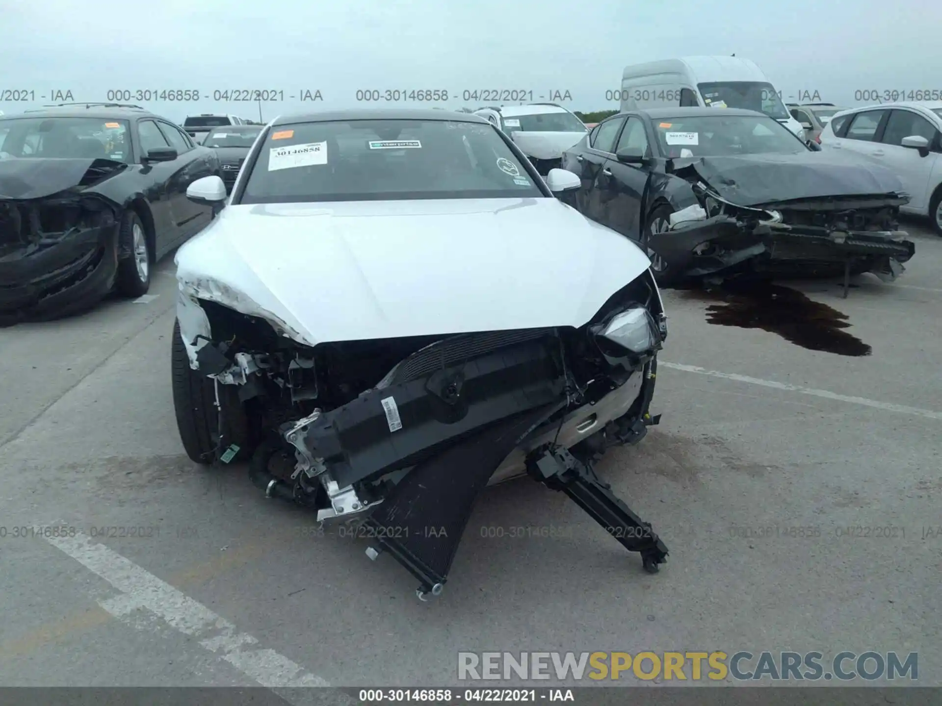 6 Photograph of a damaged car WAUDACF56MA013786 AUDI A5 SPORTBACK 2021