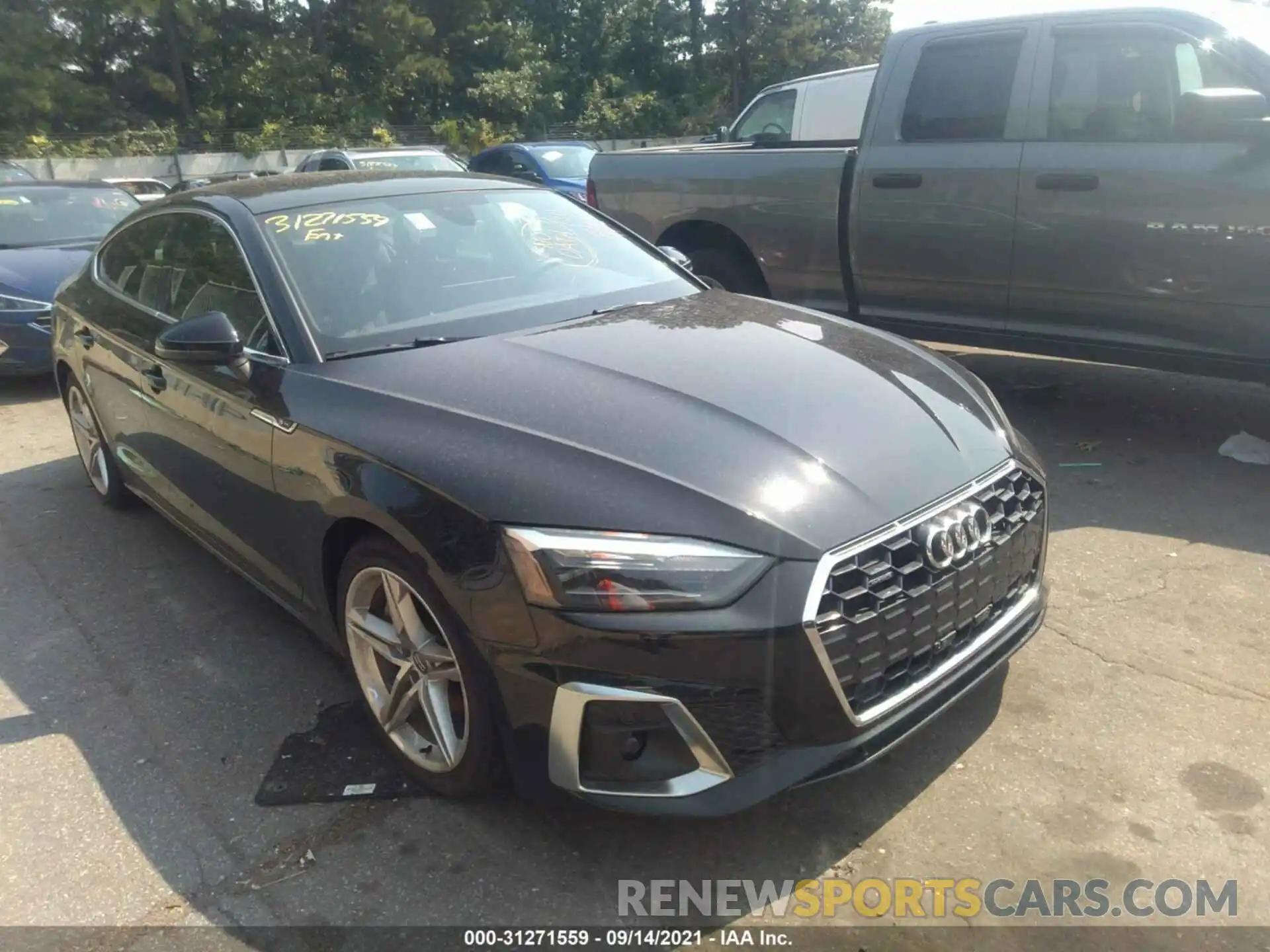 1 Photograph of a damaged car WAUDACF56MA018891 AUDI A5 SPORTBACK 2021