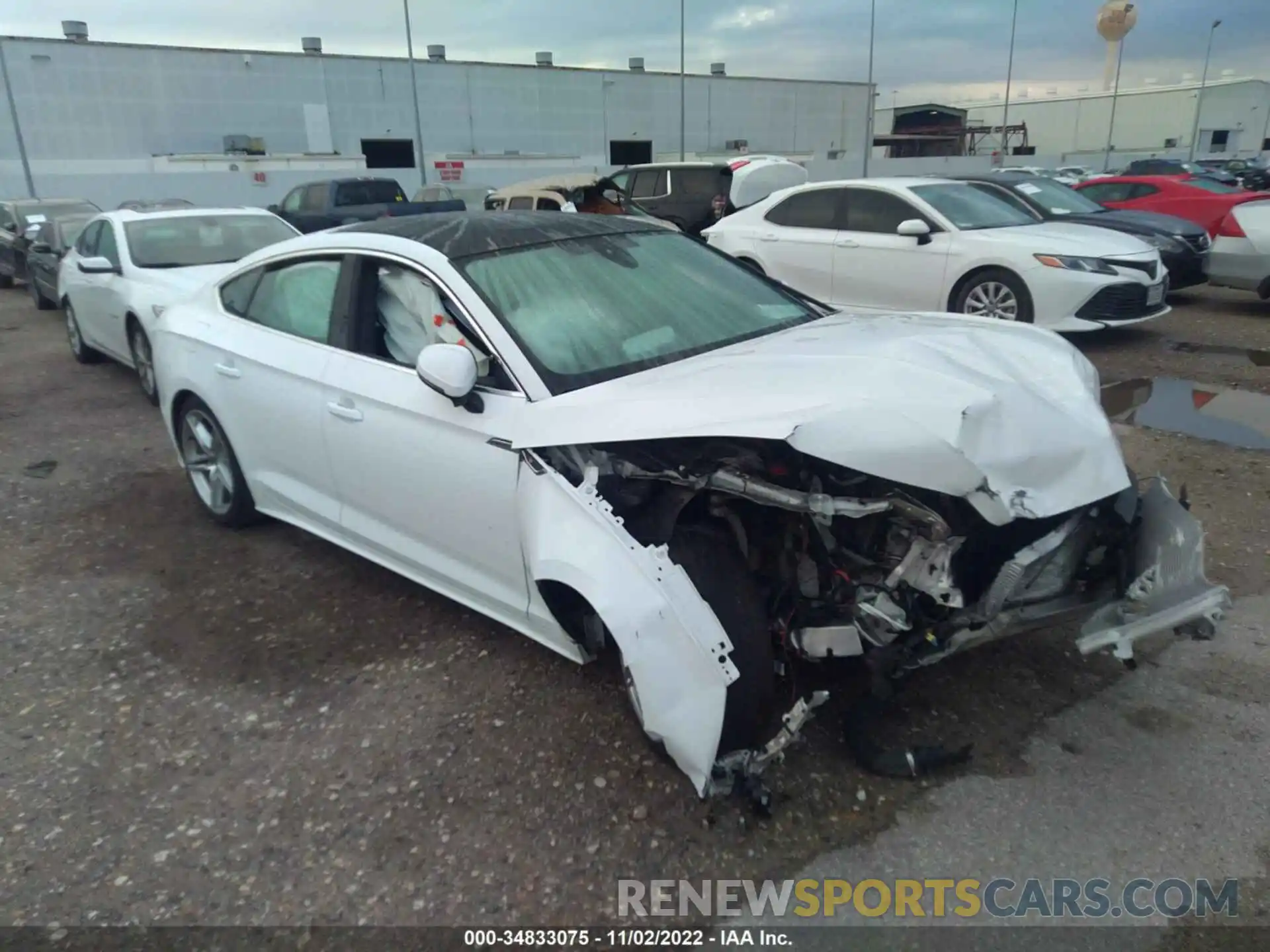 1 Photograph of a damaged car WAUDACF56MA053236 AUDI A5 SPORTBACK 2021