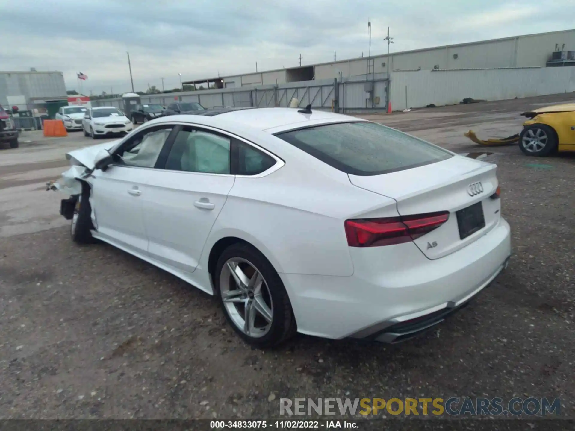 3 Photograph of a damaged car WAUDACF56MA053236 AUDI A5 SPORTBACK 2021