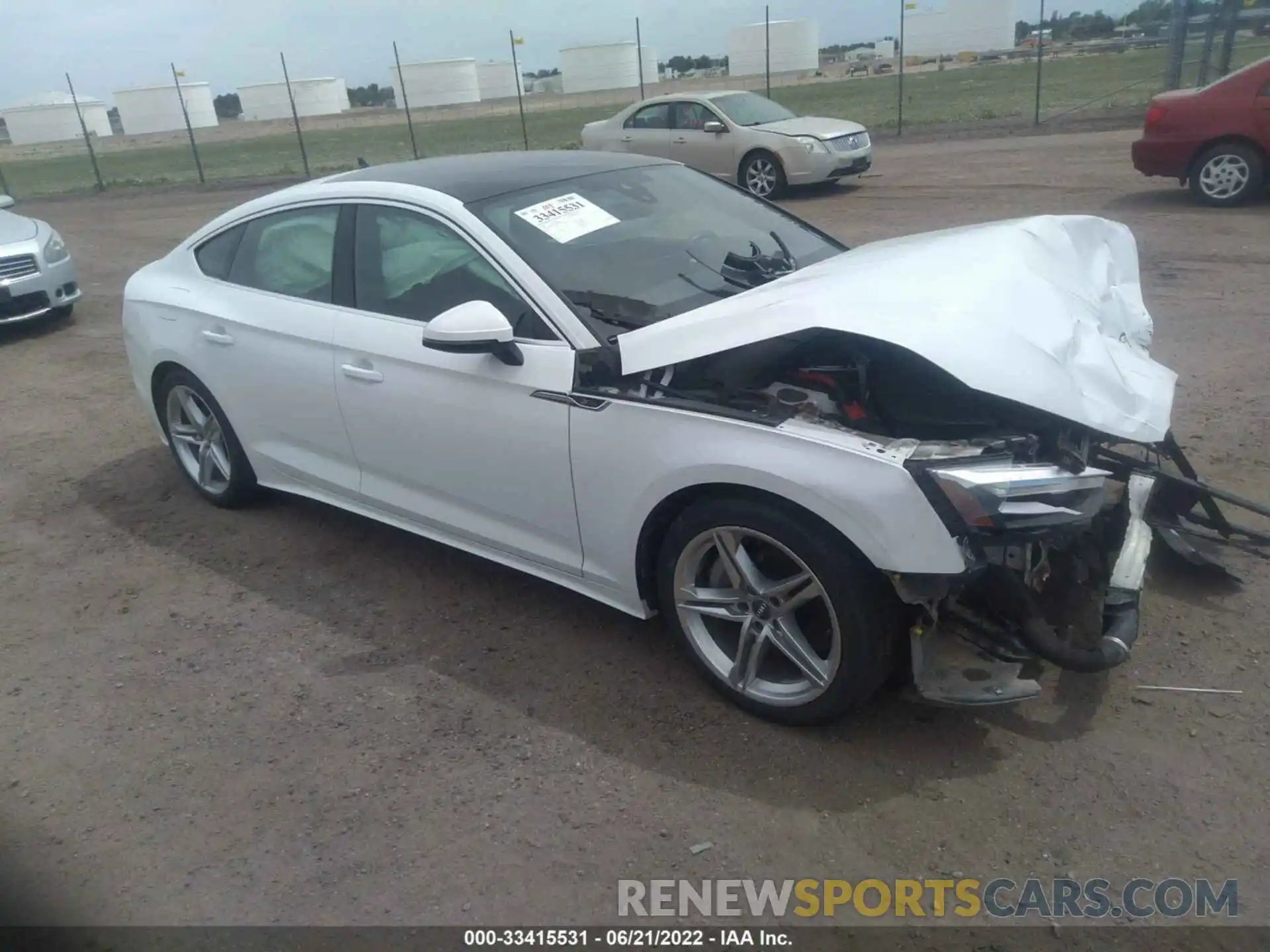 1 Photograph of a damaged car WAUDACF57MA020875 AUDI A5 SPORTBACK 2021