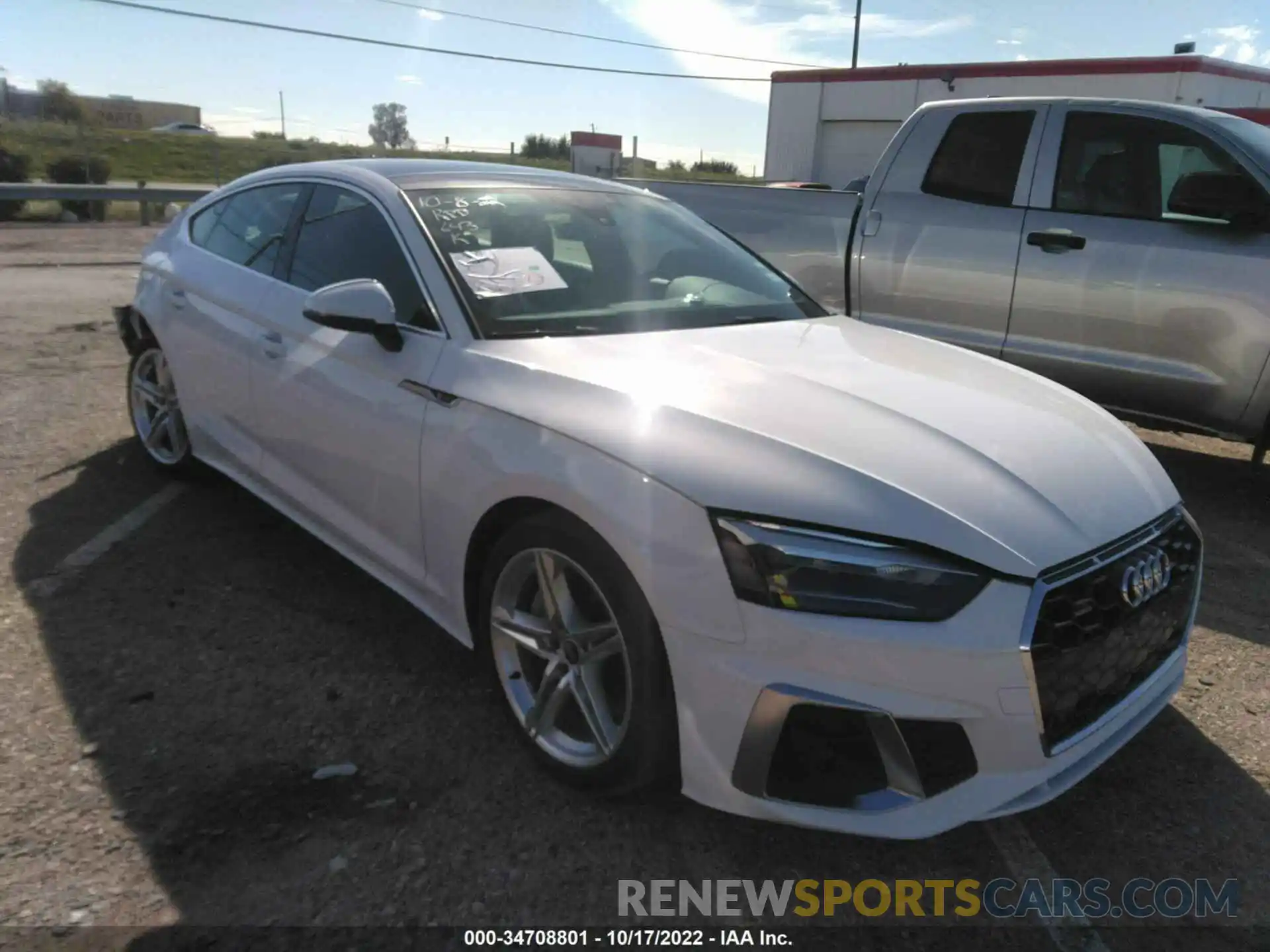 1 Photograph of a damaged car WAUDACF57MA055111 AUDI A5 SPORTBACK 2021