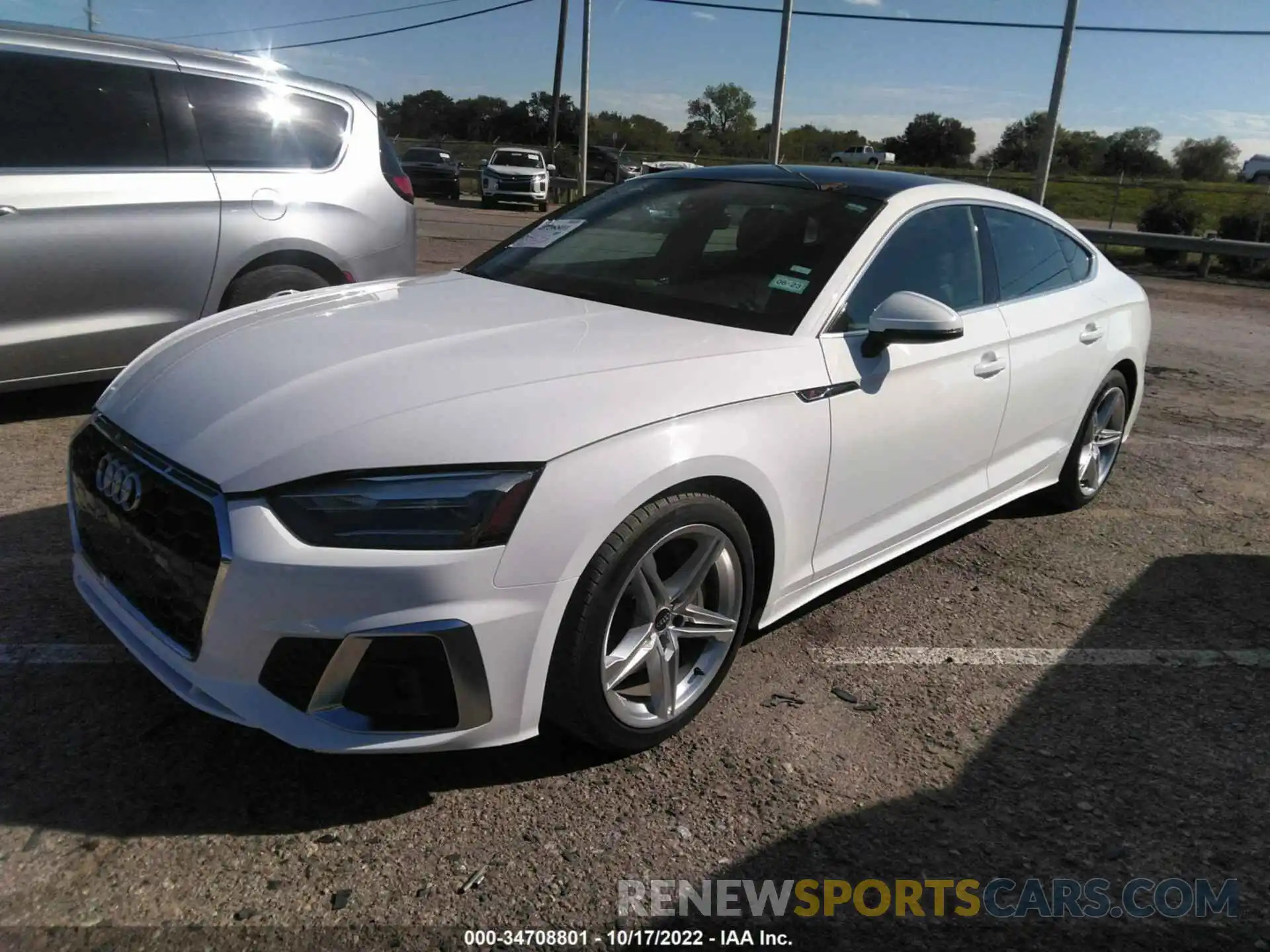 2 Photograph of a damaged car WAUDACF57MA055111 AUDI A5 SPORTBACK 2021