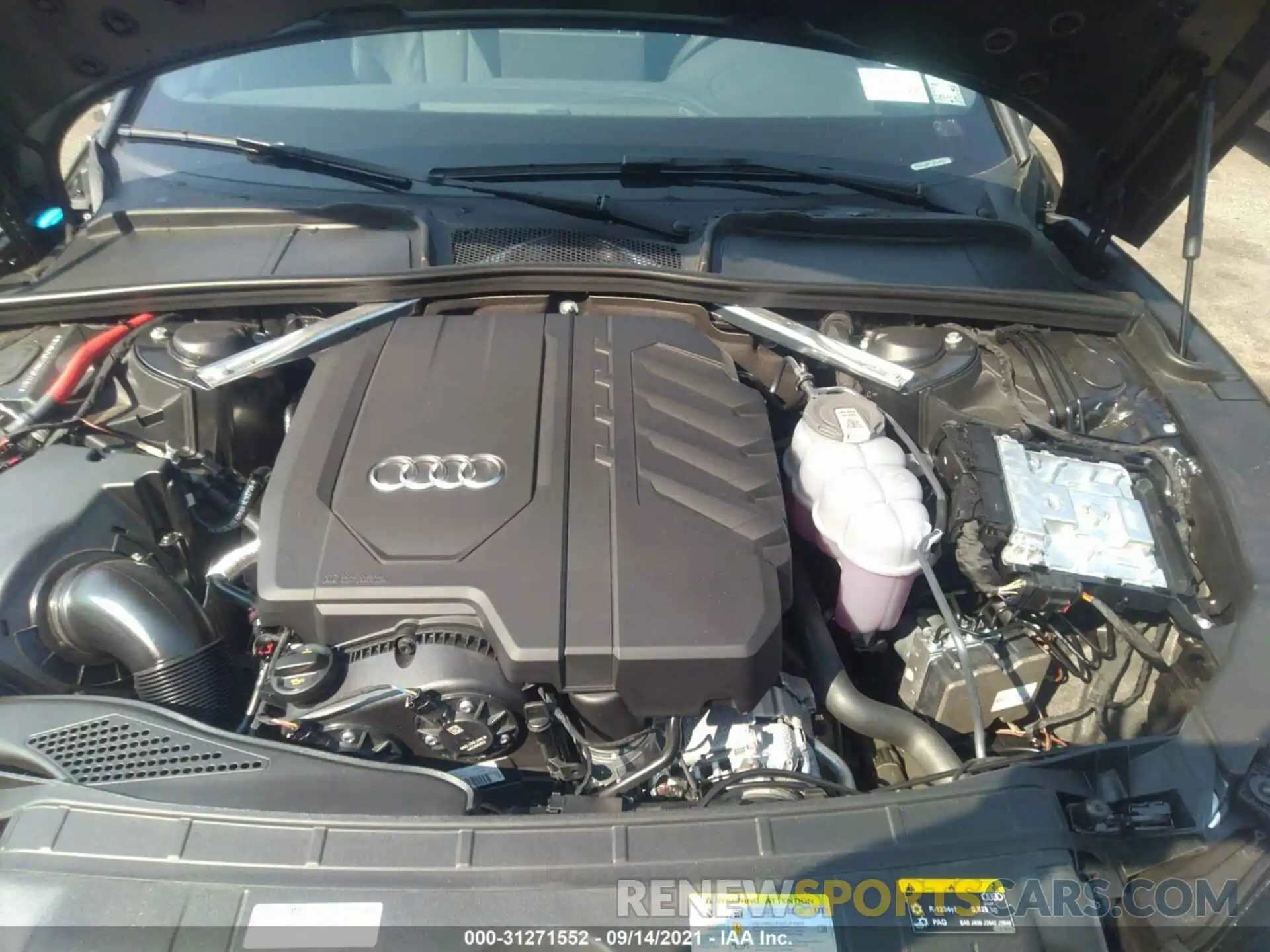 10 Фотография поврежденного автомобиля WAUDACF57MA059367 AUDI A5 SPORTBACK 2021