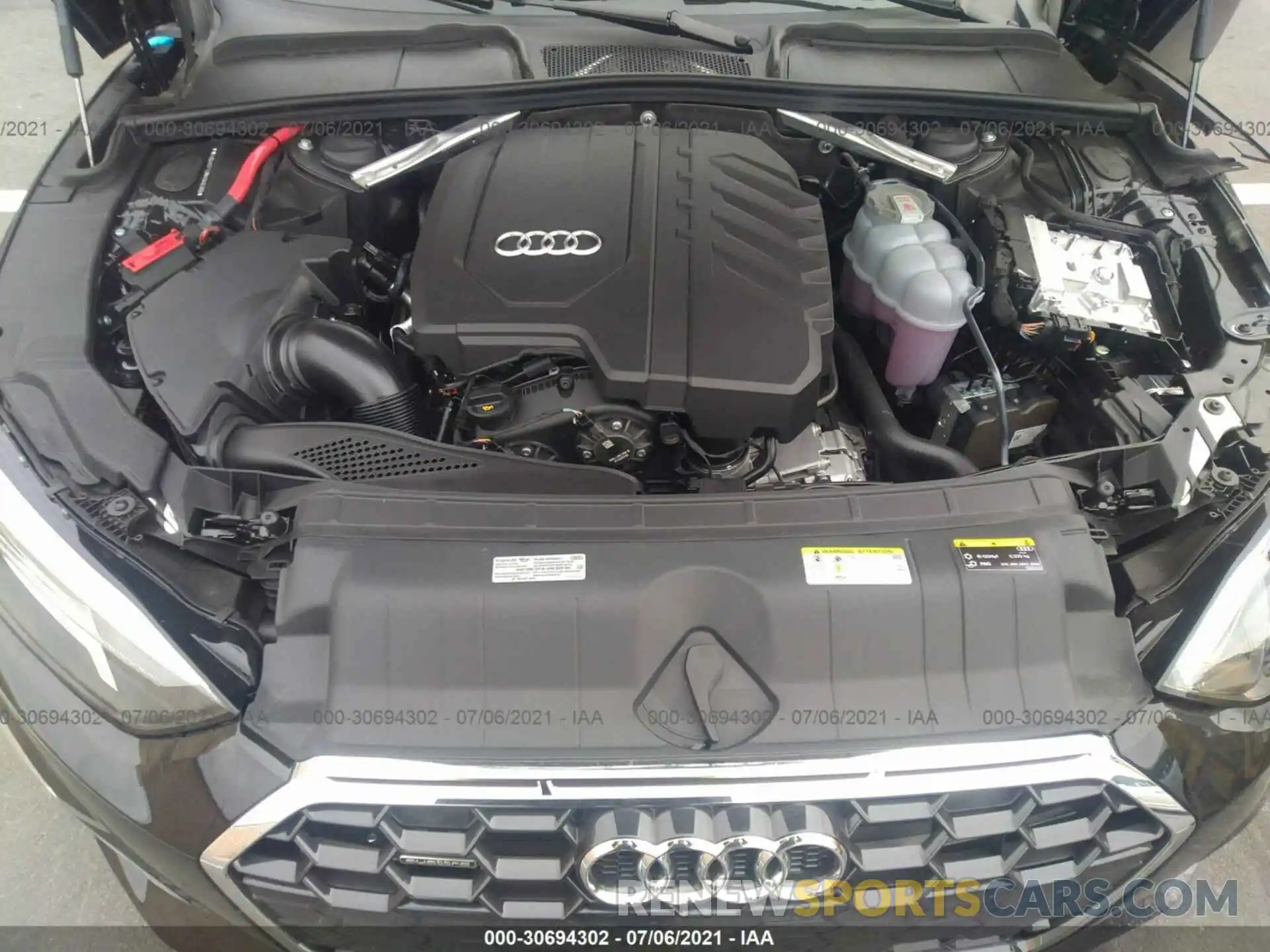 10 Фотография поврежденного автомобиля WAUDACF58MA040388 AUDI A5 SPORTBACK 2021