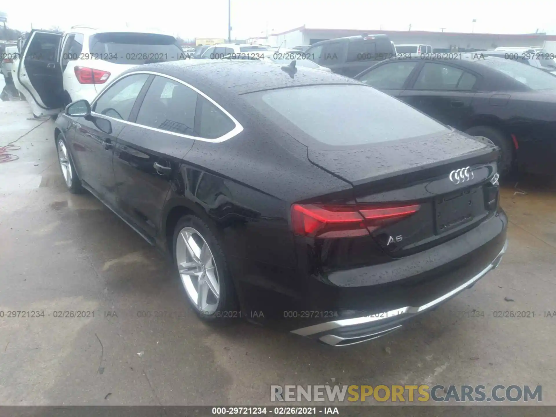 3 Фотография поврежденного автомобиля WAUDACF5XMA010213 AUDI A5 SPORTBACK 2021