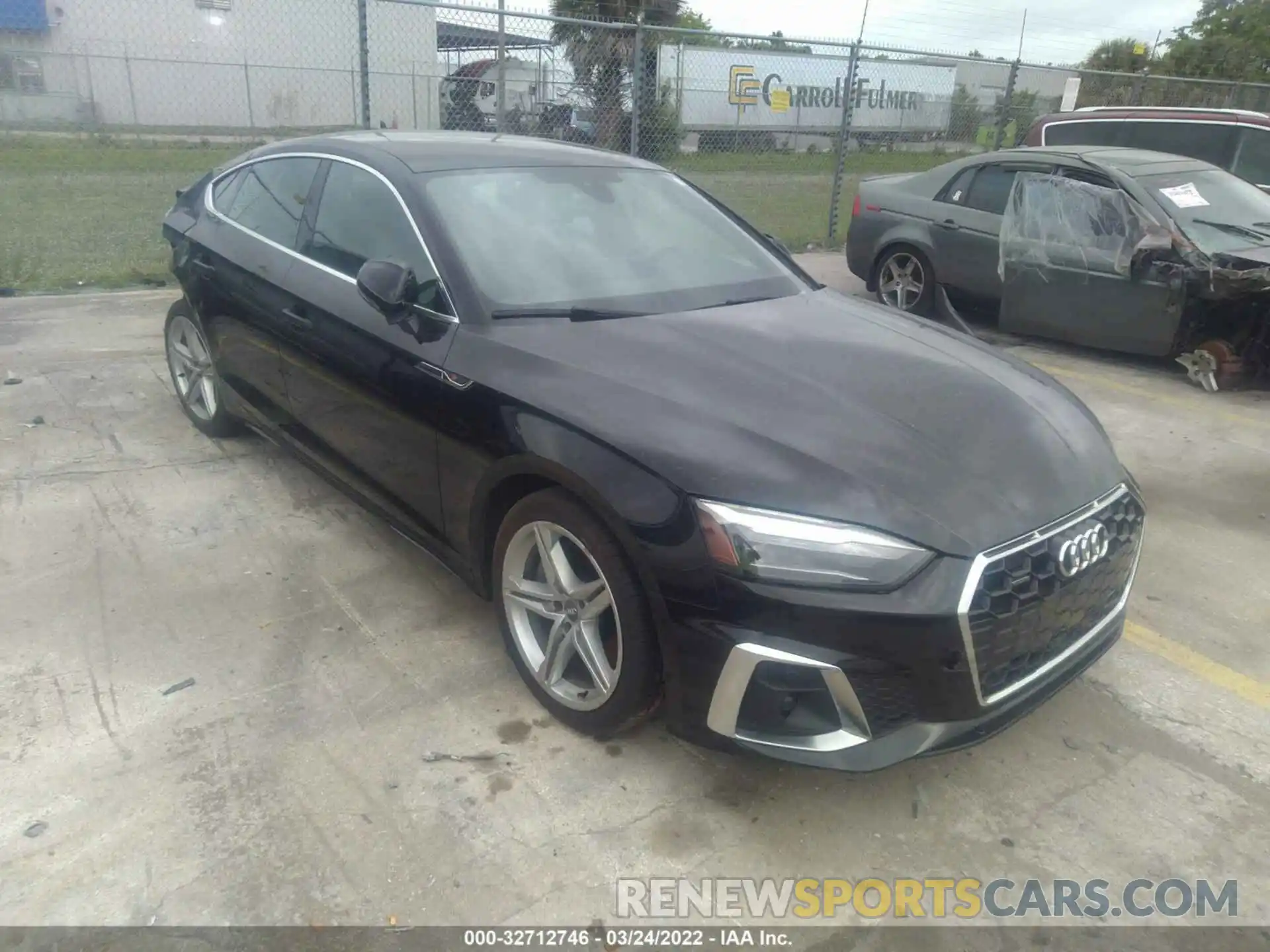 1 Photograph of a damaged car WAUDACF5XMA018733 AUDI A5 SPORTBACK 2021