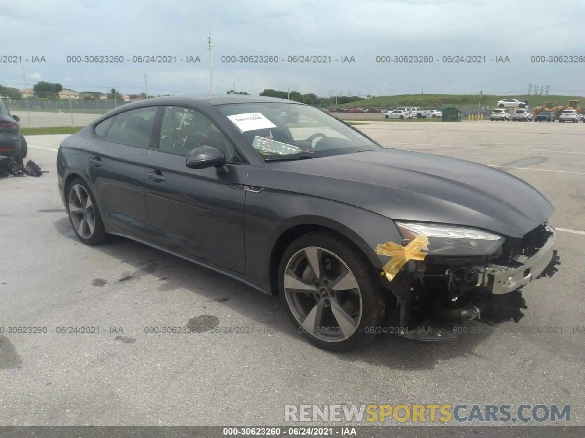 1 Photograph of a damaged car WAUEACF50MA037053 AUDI A5 SPORTBACK 2021