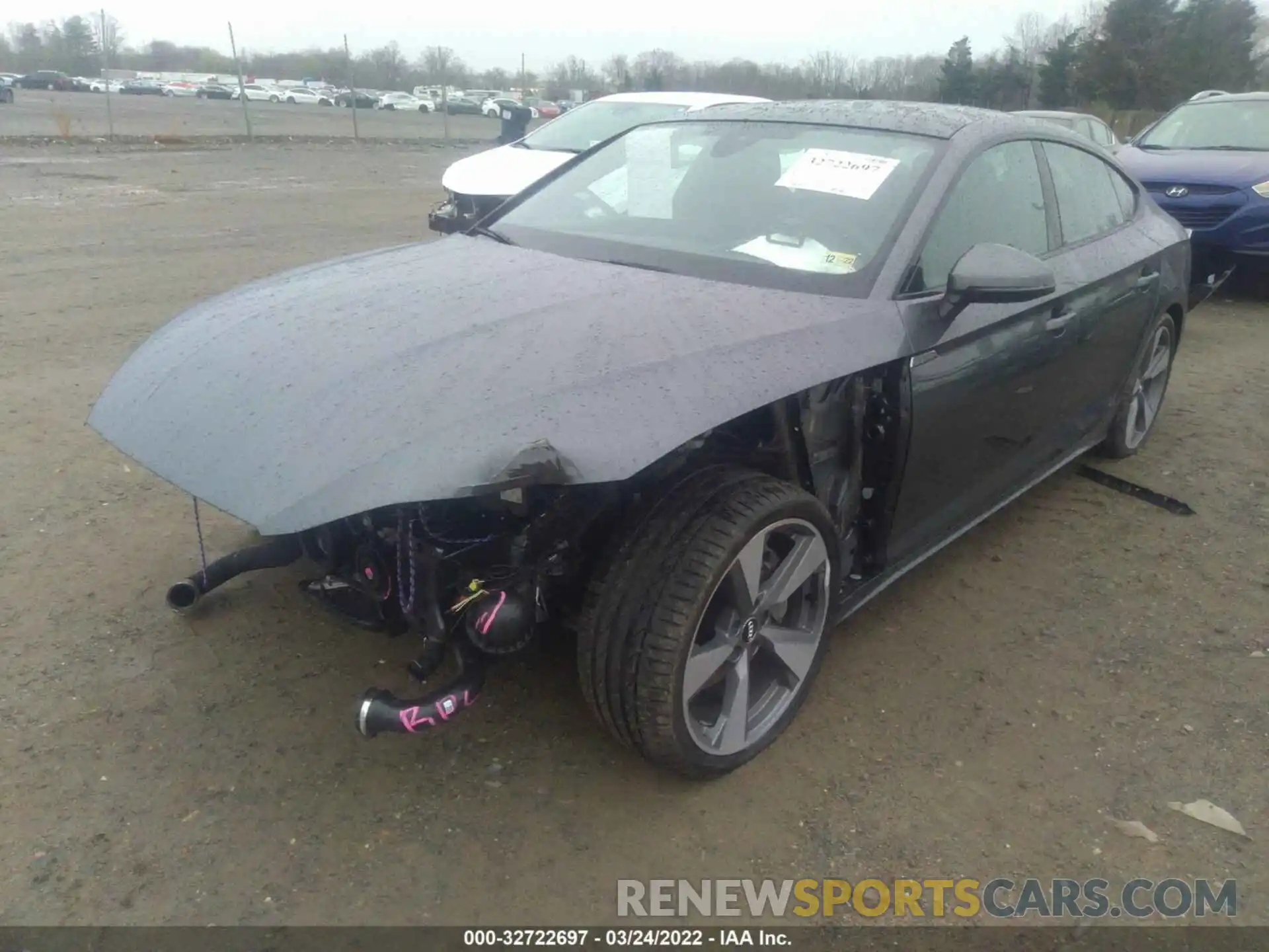 2 Фотография поврежденного автомобиля WAUEACF55MA006154 AUDI A5 SPORTBACK 2021