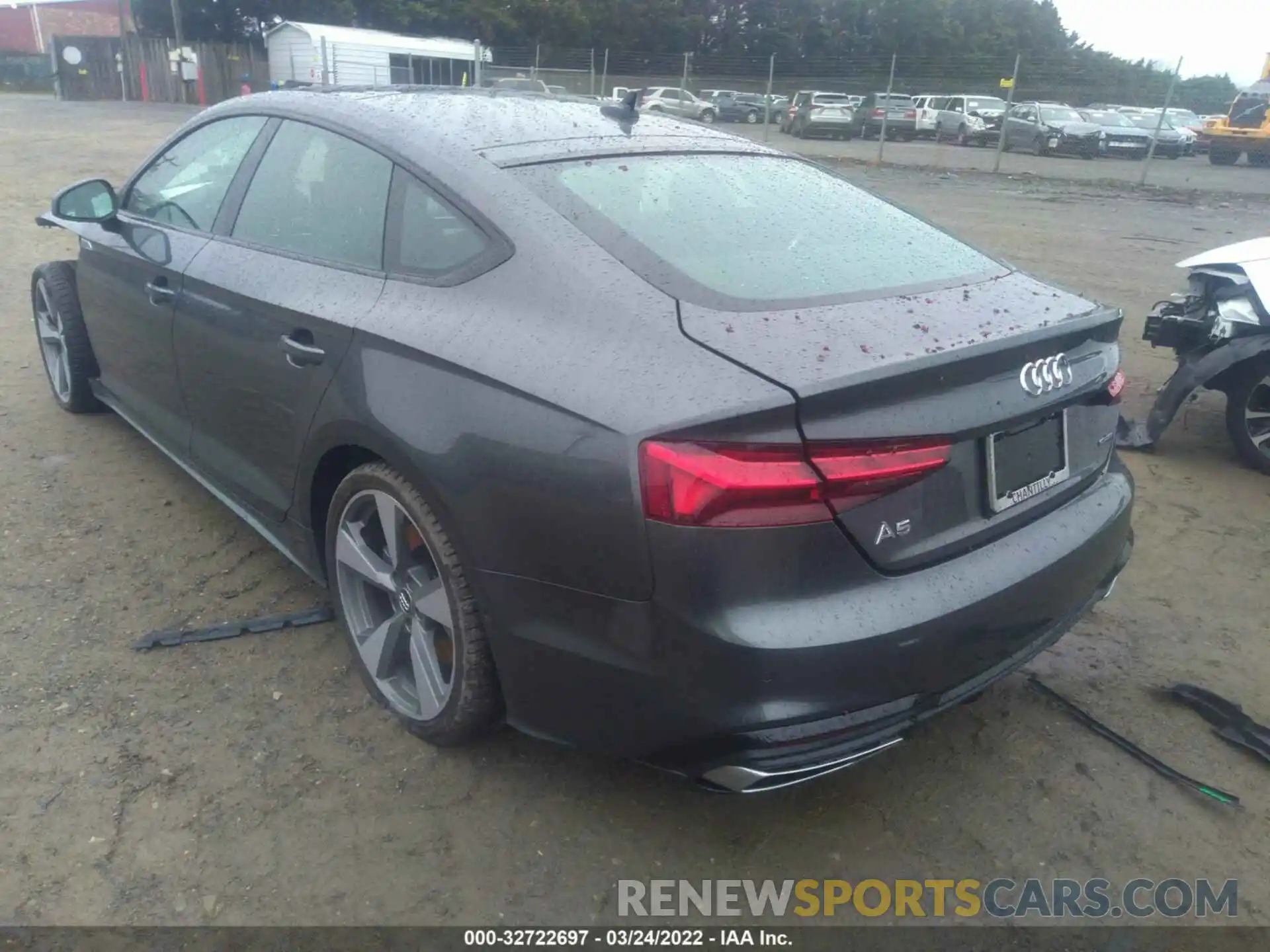 3 Фотография поврежденного автомобиля WAUEACF55MA006154 AUDI A5 SPORTBACK 2021