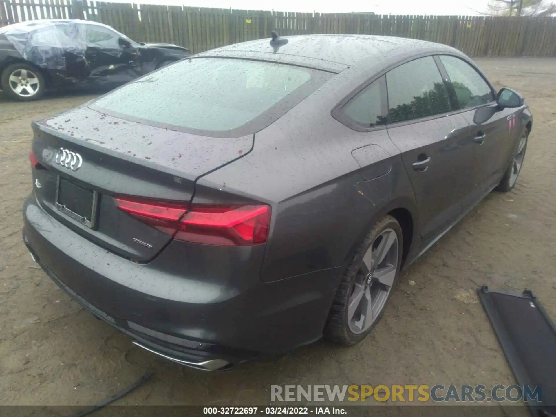 4 Фотография поврежденного автомобиля WAUEACF55MA006154 AUDI A5 SPORTBACK 2021