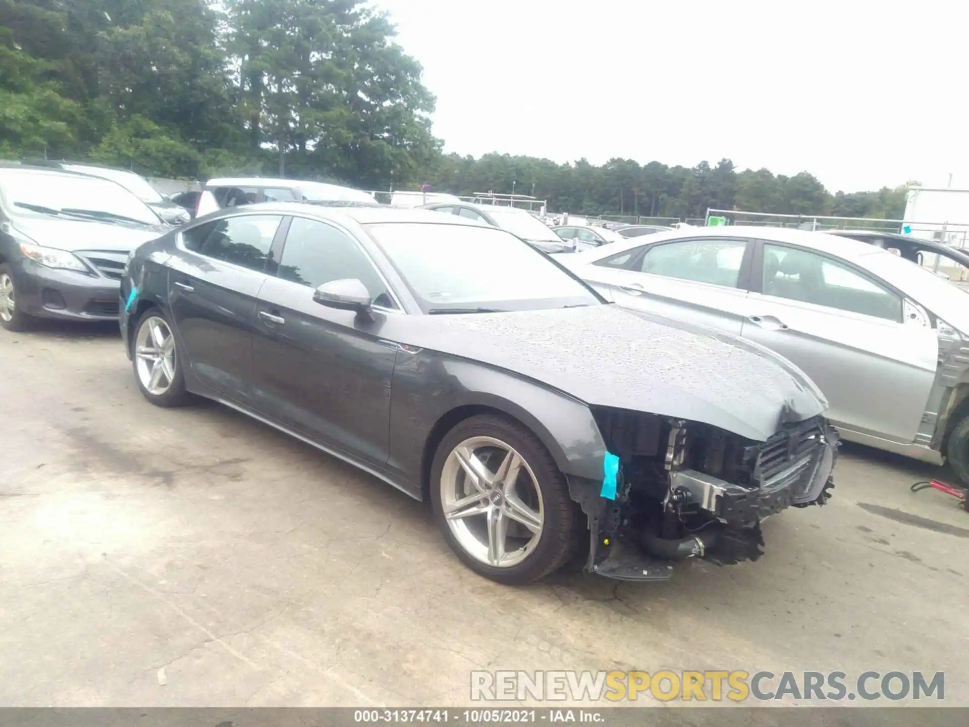 1 Photograph of a damaged car WAUFACF50MA009757 AUDI A5 SPORTBACK 2021