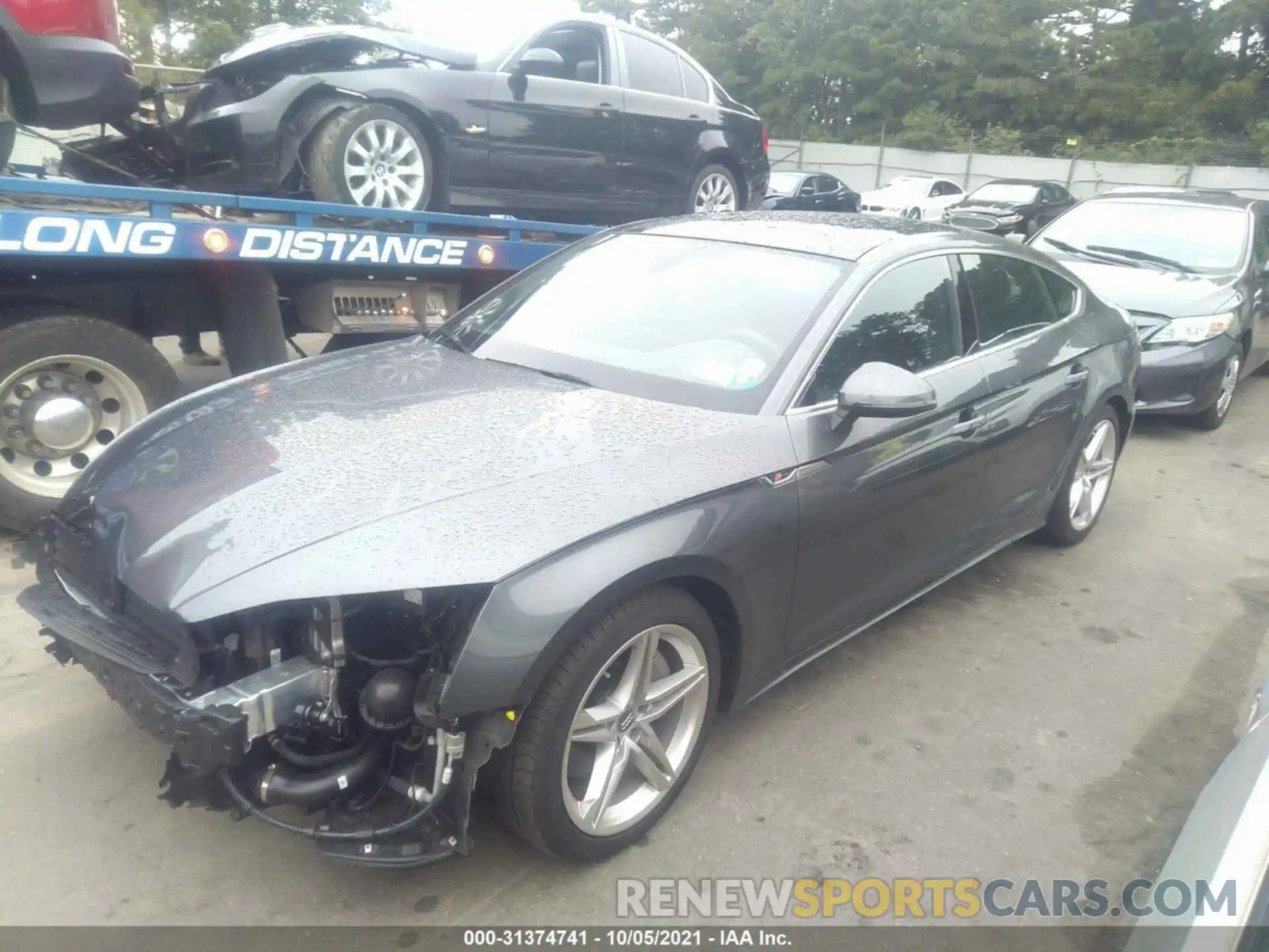 2 Photograph of a damaged car WAUFACF50MA009757 AUDI A5 SPORTBACK 2021