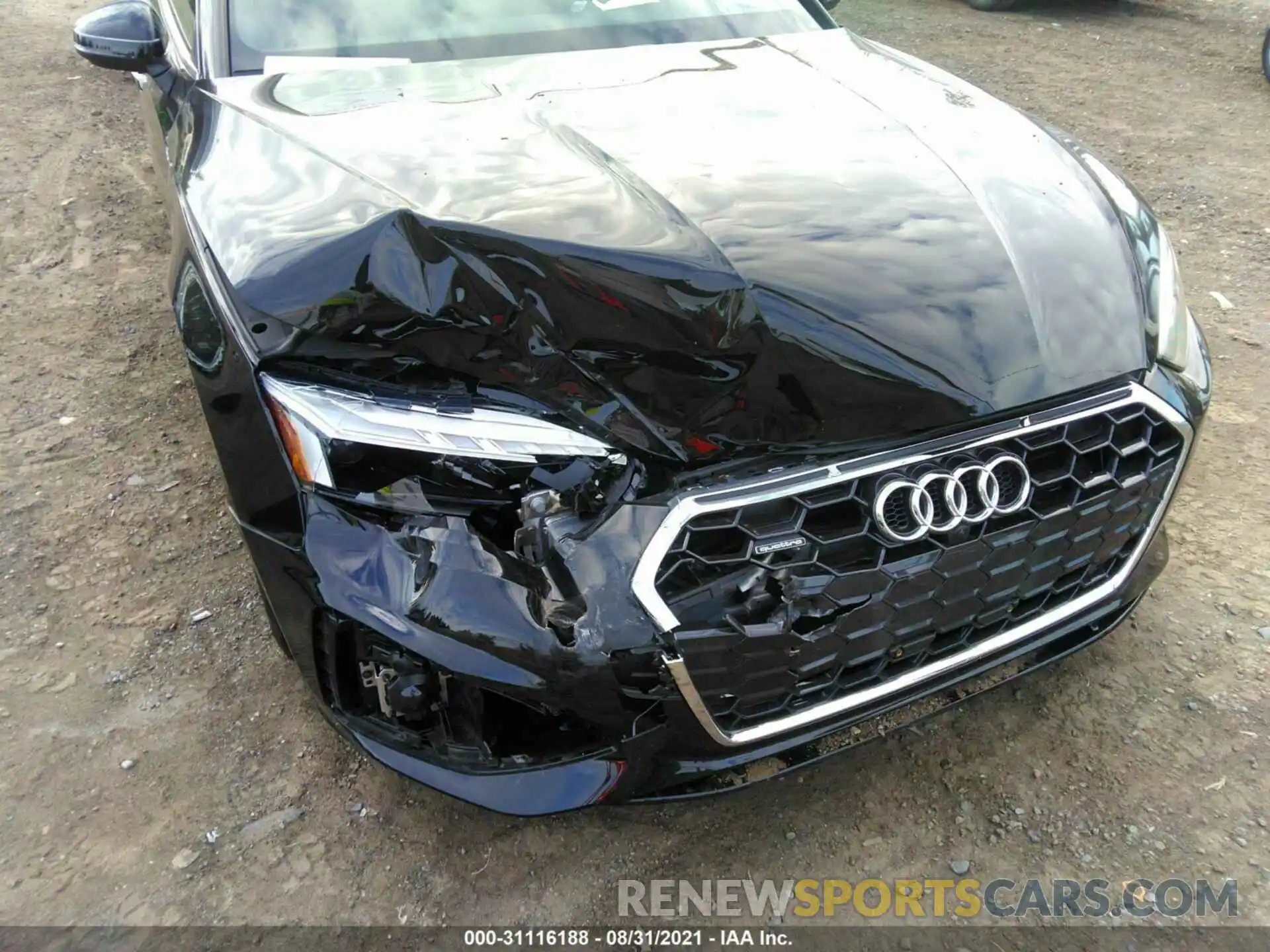 6 Photograph of a damaged car WAUFACF50MA024582 AUDI A5 SPORTBACK 2021