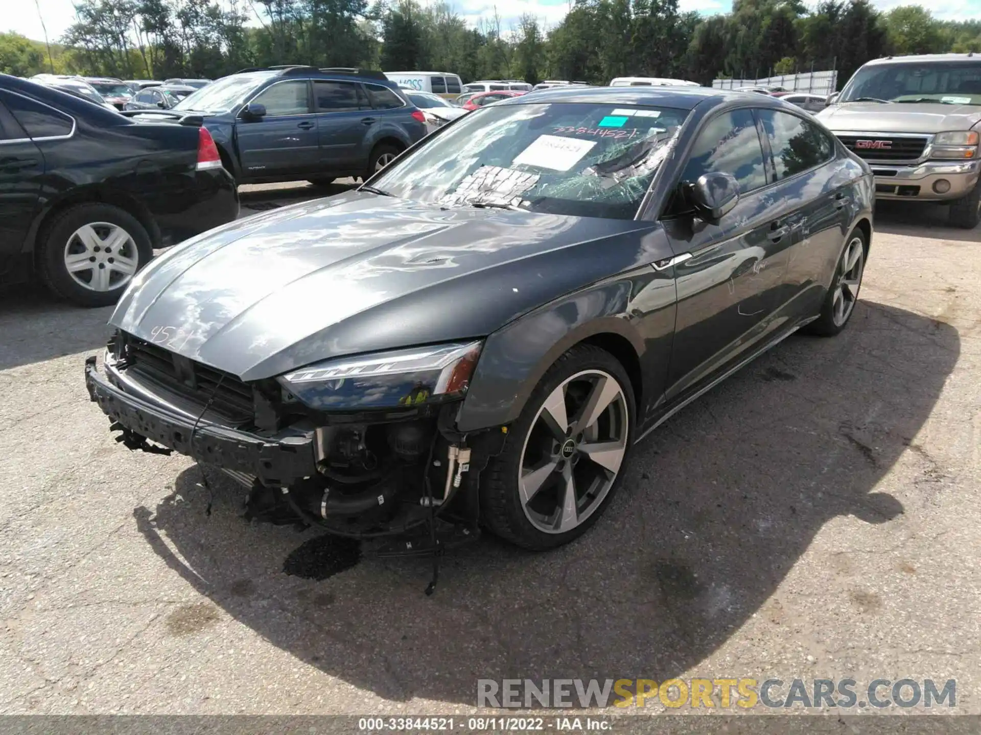 2 Photograph of a damaged car WAUFACF50MA027286 AUDI A5 SPORTBACK 2021