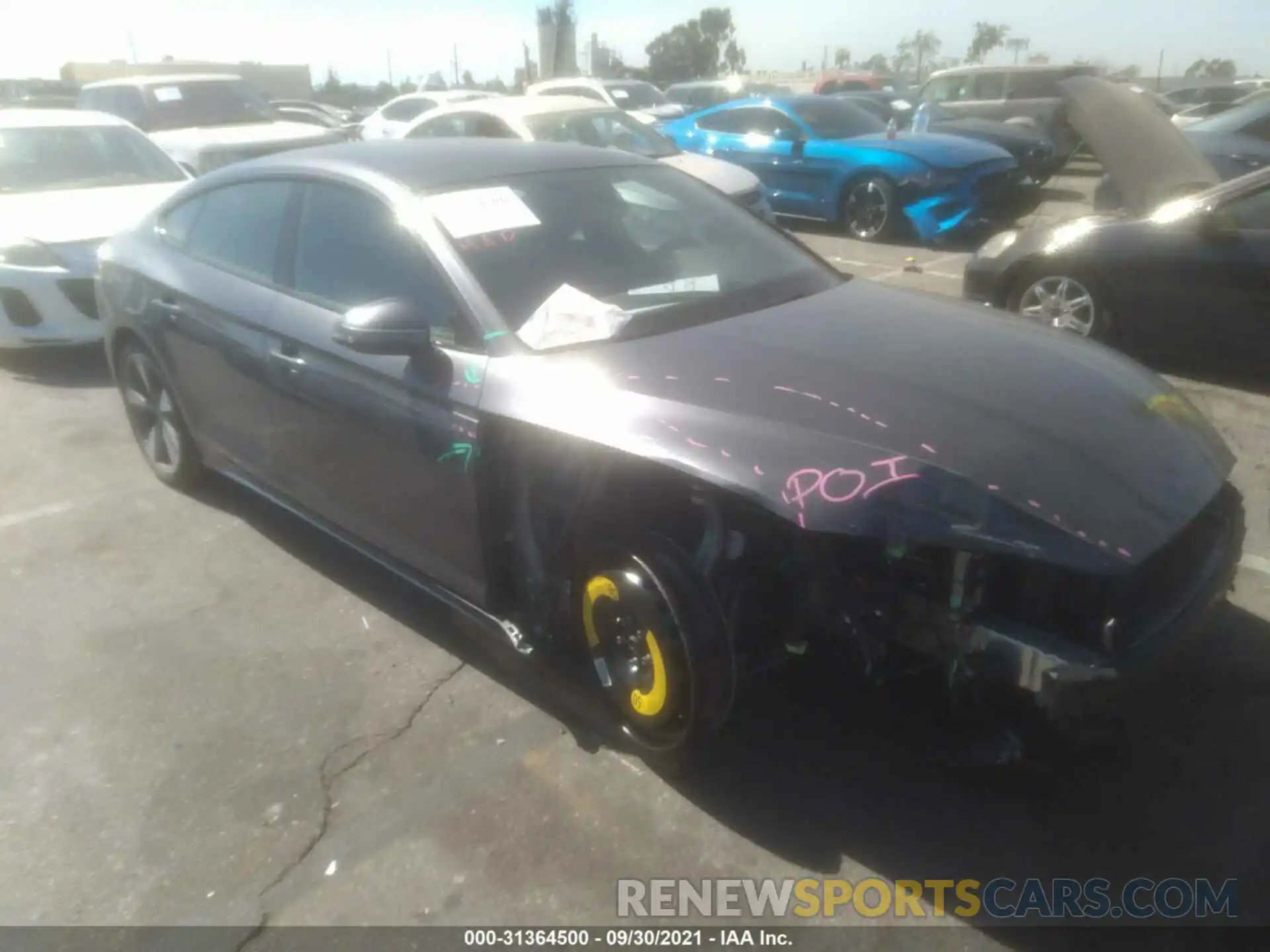 1 Photograph of a damaged car WAUFACF50MA045495 AUDI A5 SPORTBACK 2021