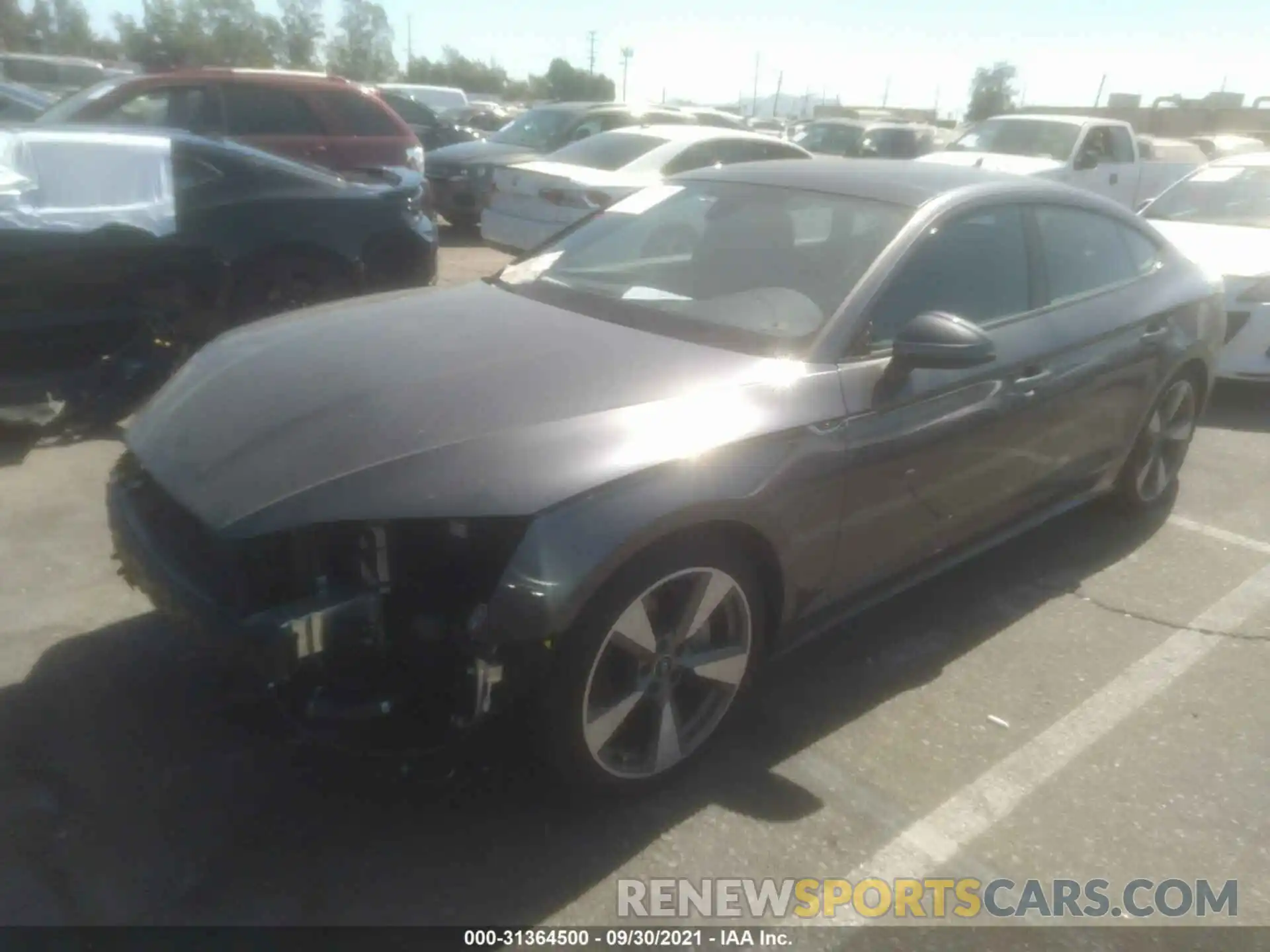 2 Photograph of a damaged car WAUFACF50MA045495 AUDI A5 SPORTBACK 2021