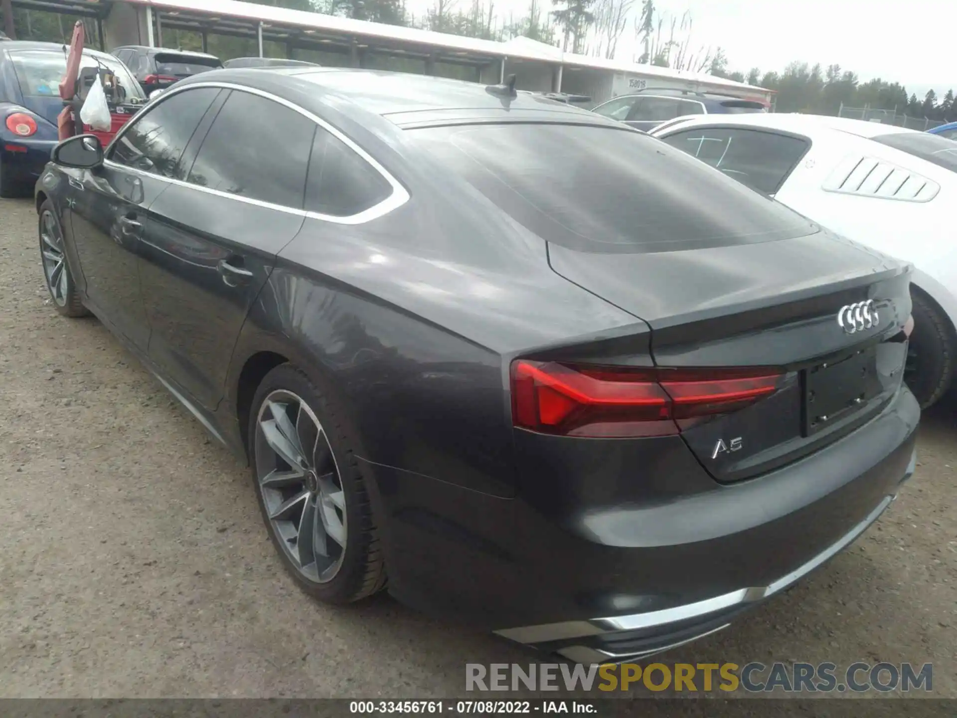 3 Фотография поврежденного автомобиля WAUFACF51MA023506 AUDI A5 SPORTBACK 2021