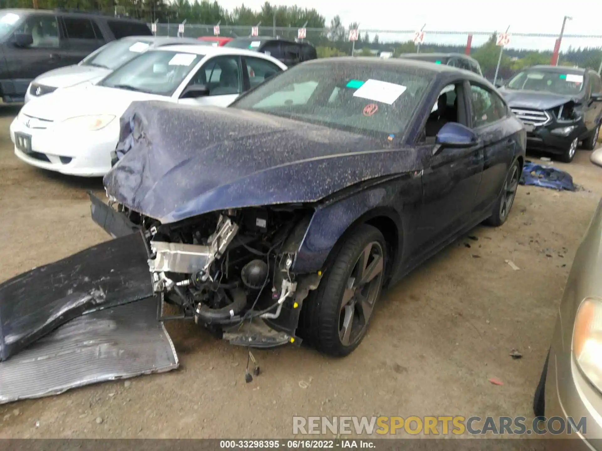 2 Photograph of a damaged car WAUFACF51MA029760 AUDI A5 SPORTBACK 2021