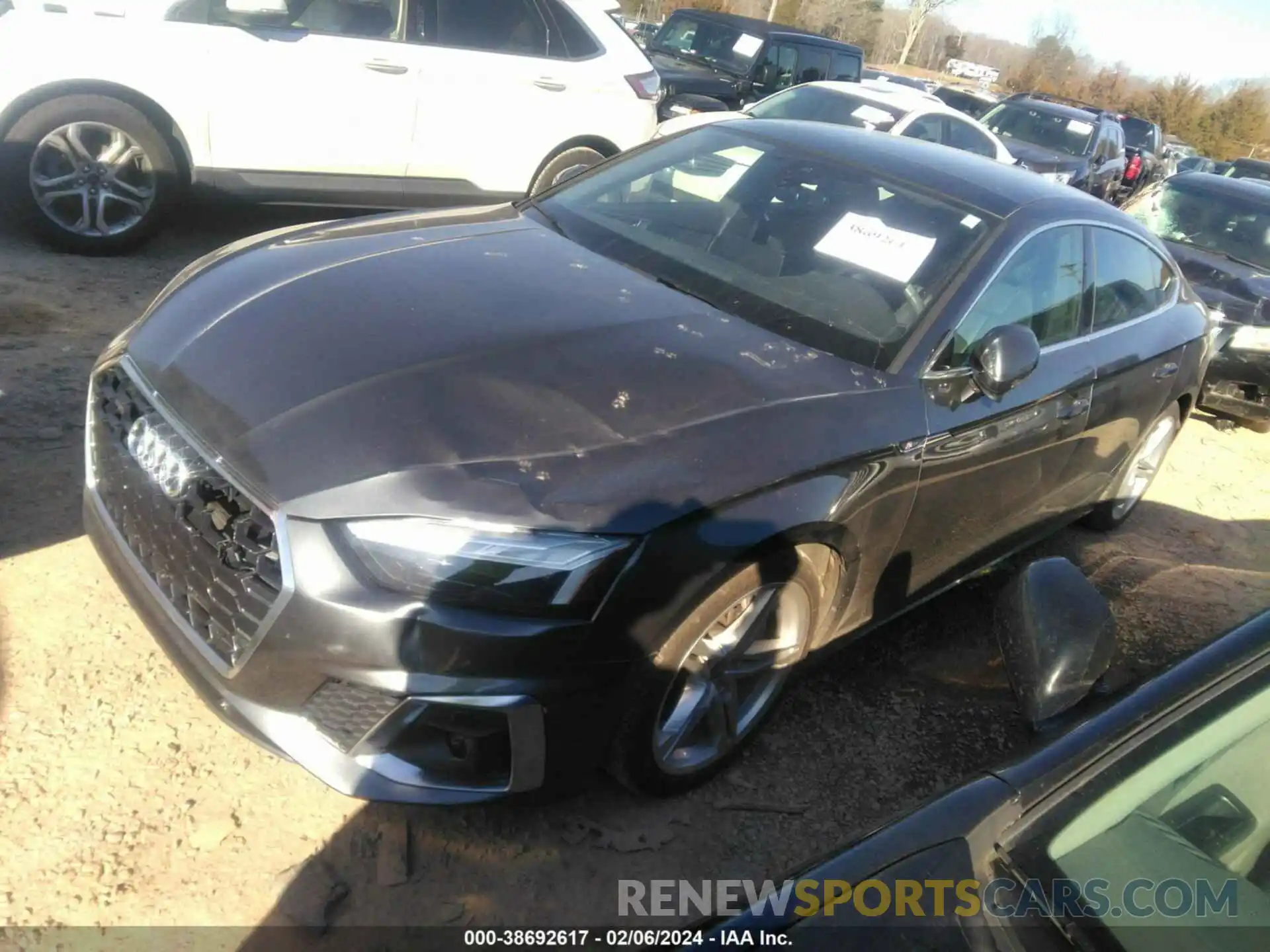 2 Photograph of a damaged car WAUFACF54MA041675 AUDI A5 SPORTBACK 2021