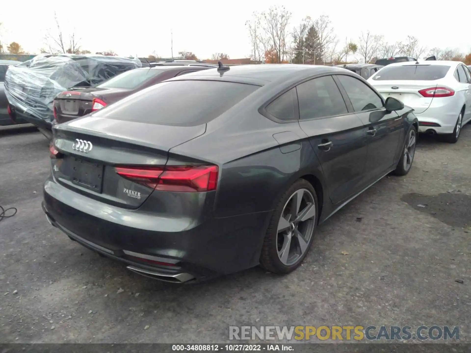 4 Фотография поврежденного автомобиля WAUFACF55MA010094 AUDI A5 SPORTBACK 2021