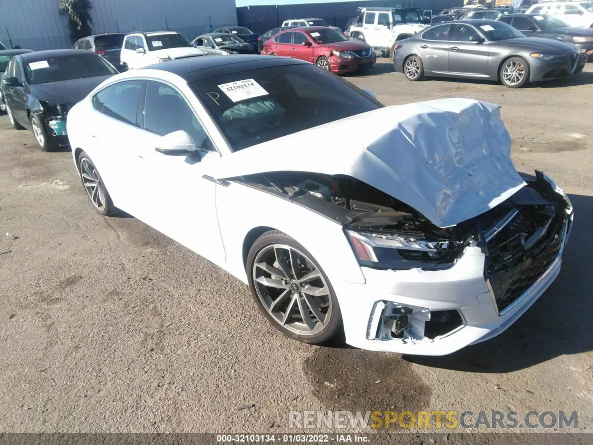 1 Photograph of a damaged car WAUFACF5XMA027120 AUDI A5 SPORTBACK 2021