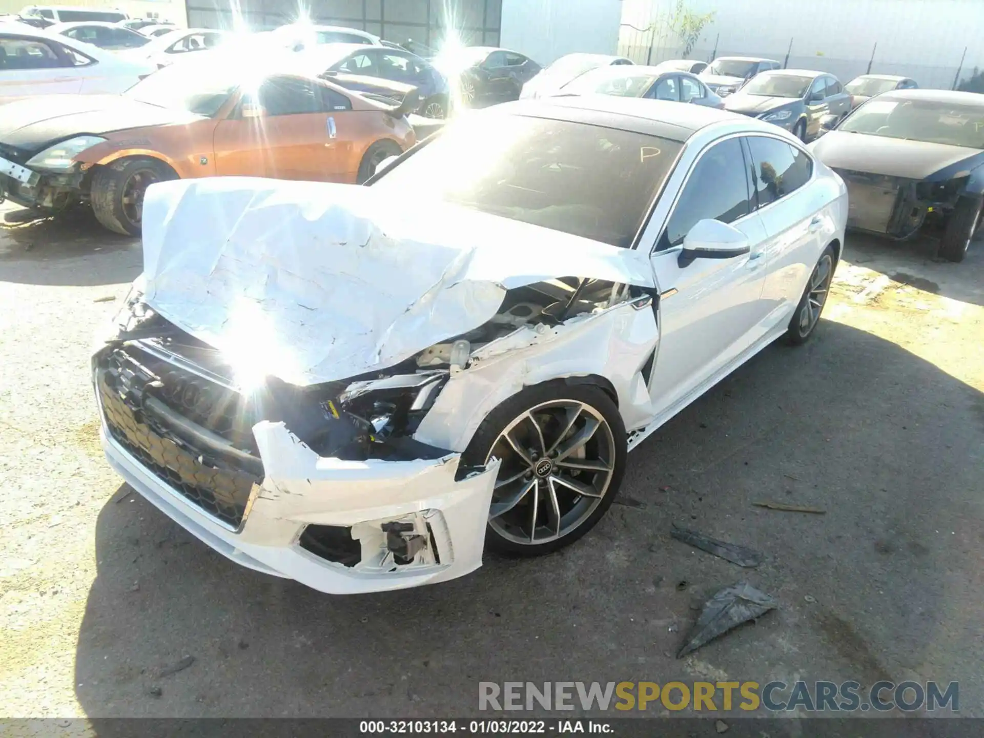 2 Photograph of a damaged car WAUFACF5XMA027120 AUDI A5 SPORTBACK 2021