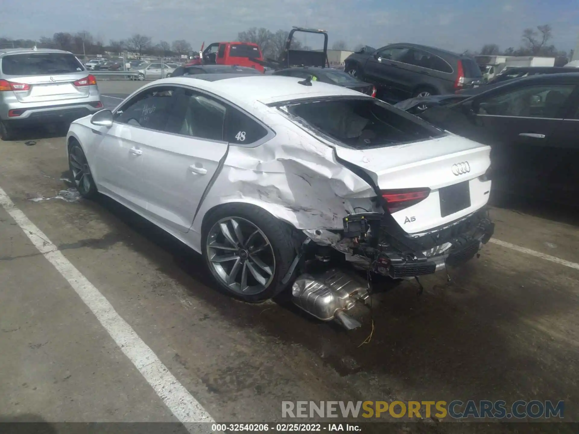 3 Photograph of a damaged car WAUFACF5XMA042989 AUDI A5 SPORTBACK 2021