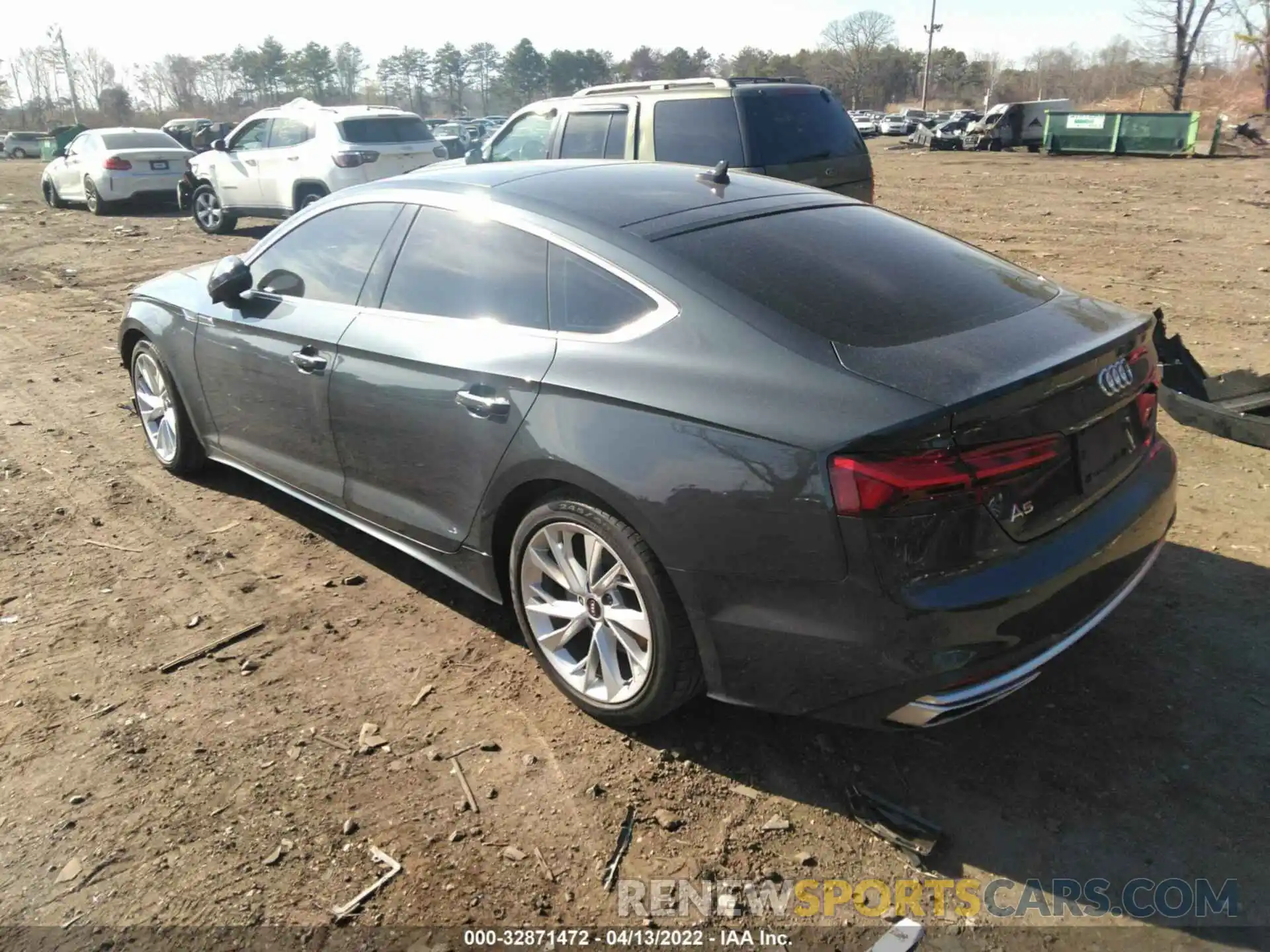 3 Фотография поврежденного автомобиля WAUABCF54NA005445 AUDI A5 SPORTBACK 2022