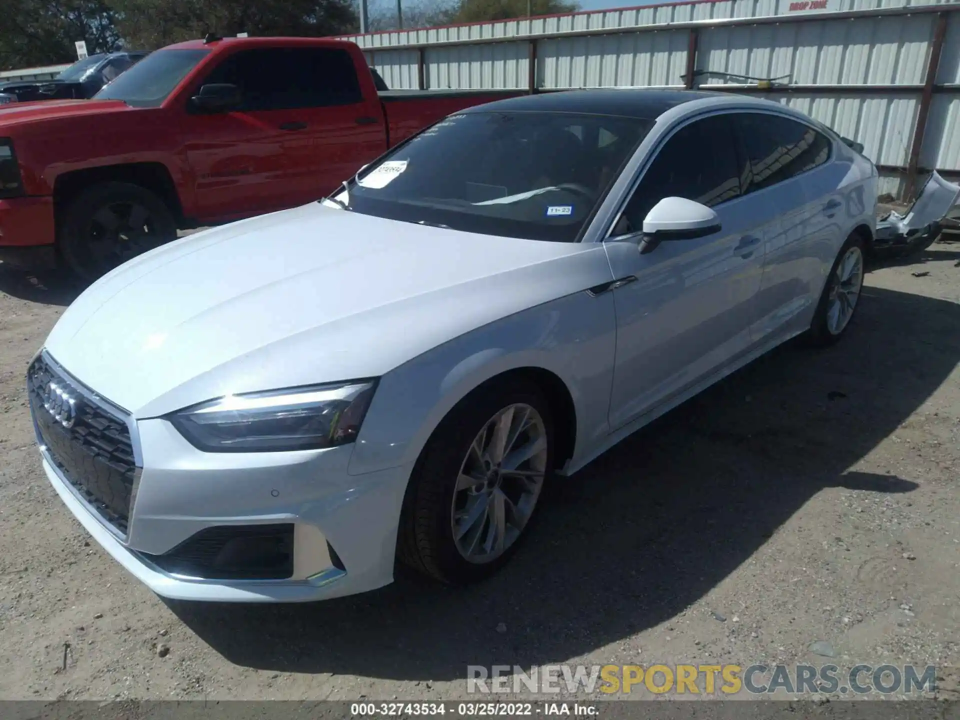 2 Photograph of a damaged car WAUABCF5XNA004526 AUDI A5 SPORTBACK 2022