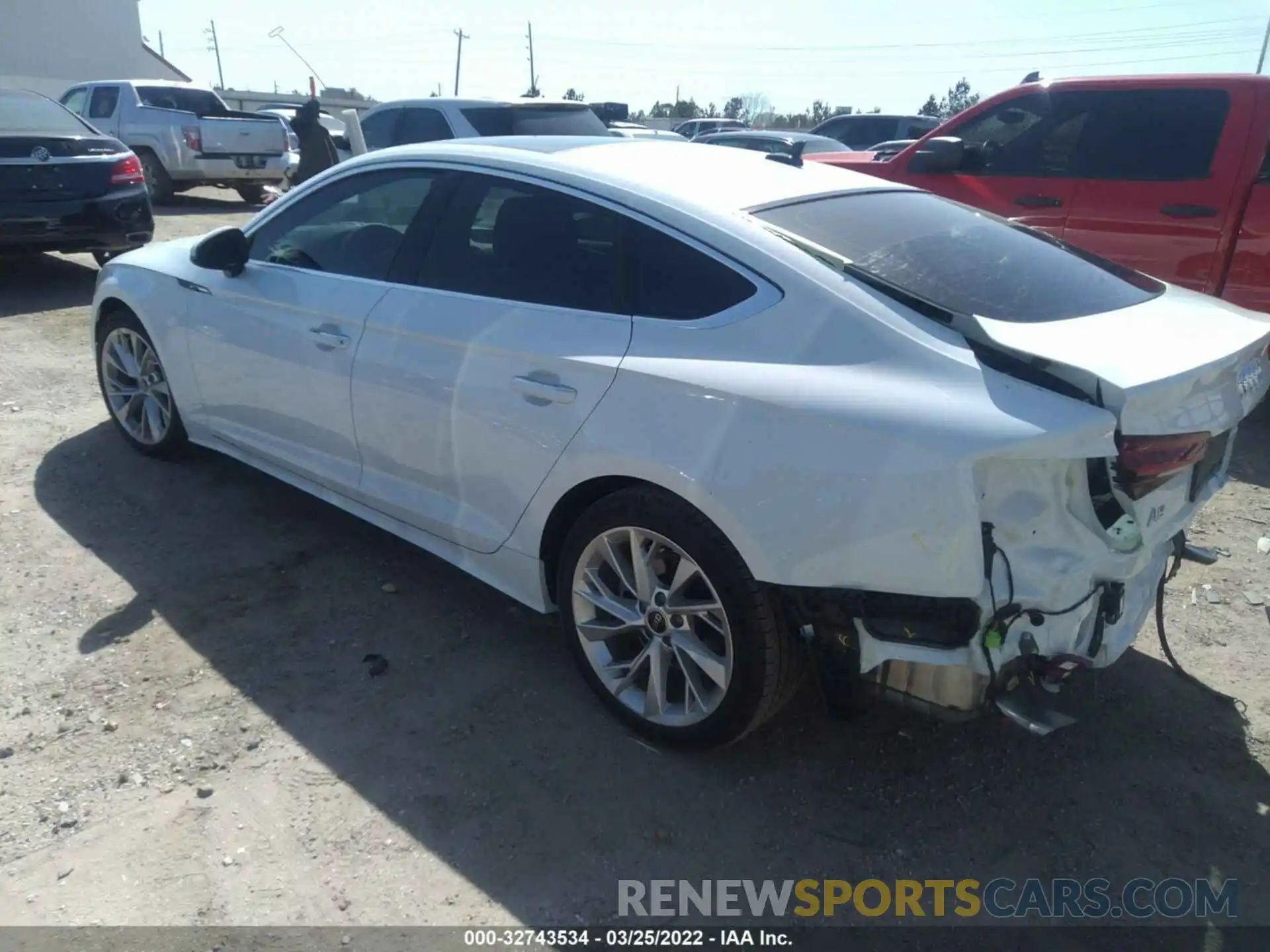 3 Photograph of a damaged car WAUABCF5XNA004526 AUDI A5 SPORTBACK 2022