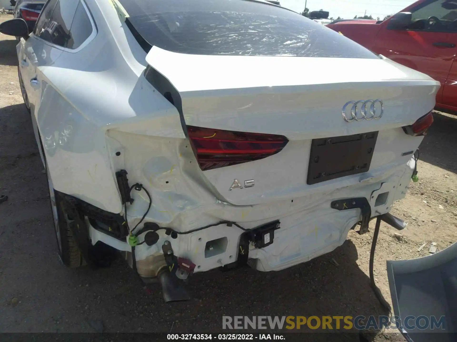 6 Photograph of a damaged car WAUABCF5XNA004526 AUDI A5 SPORTBACK 2022