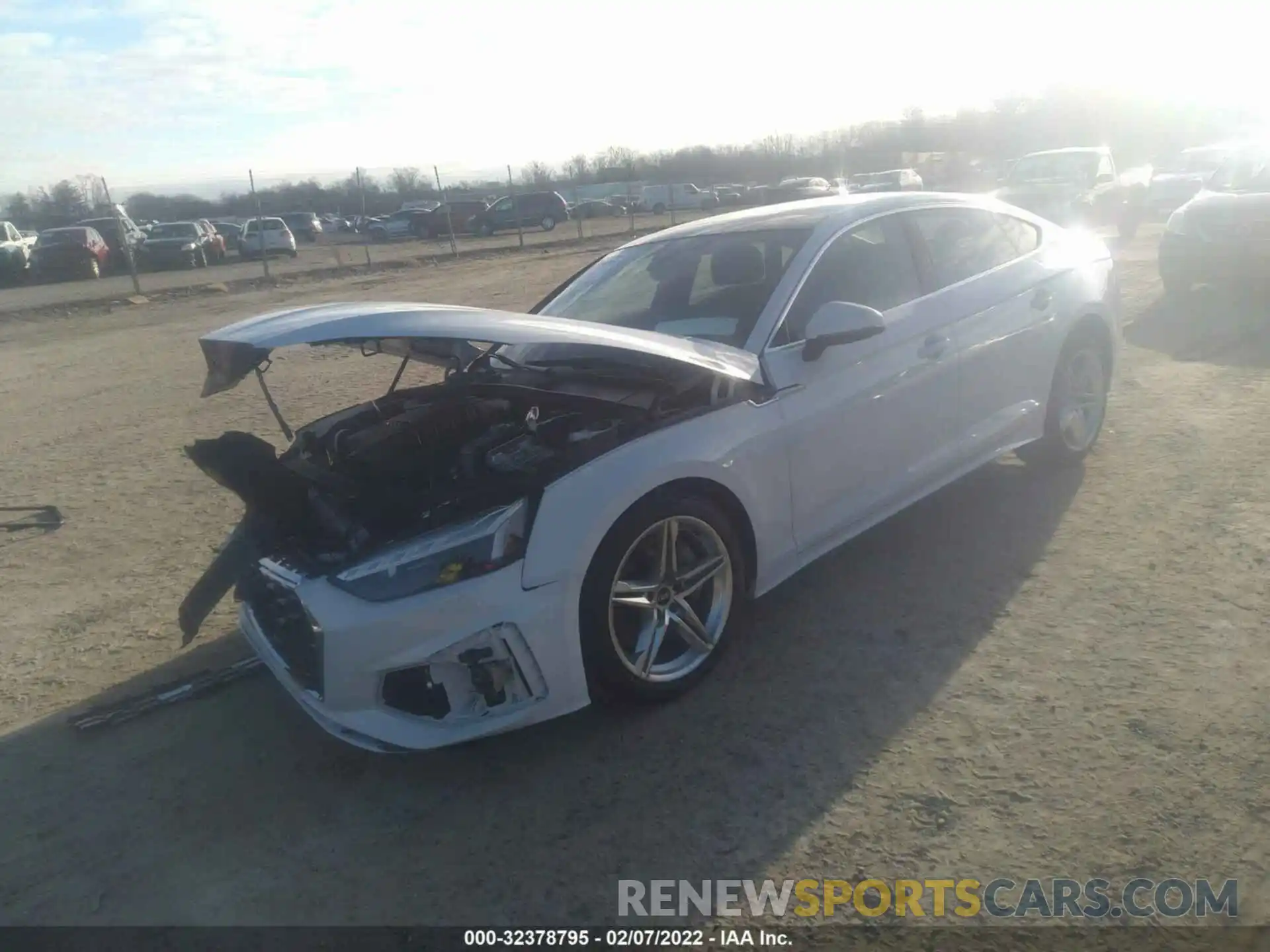 2 Photograph of a damaged car WAUFACF50NA015155 AUDI A5 SPORTBACK 2022