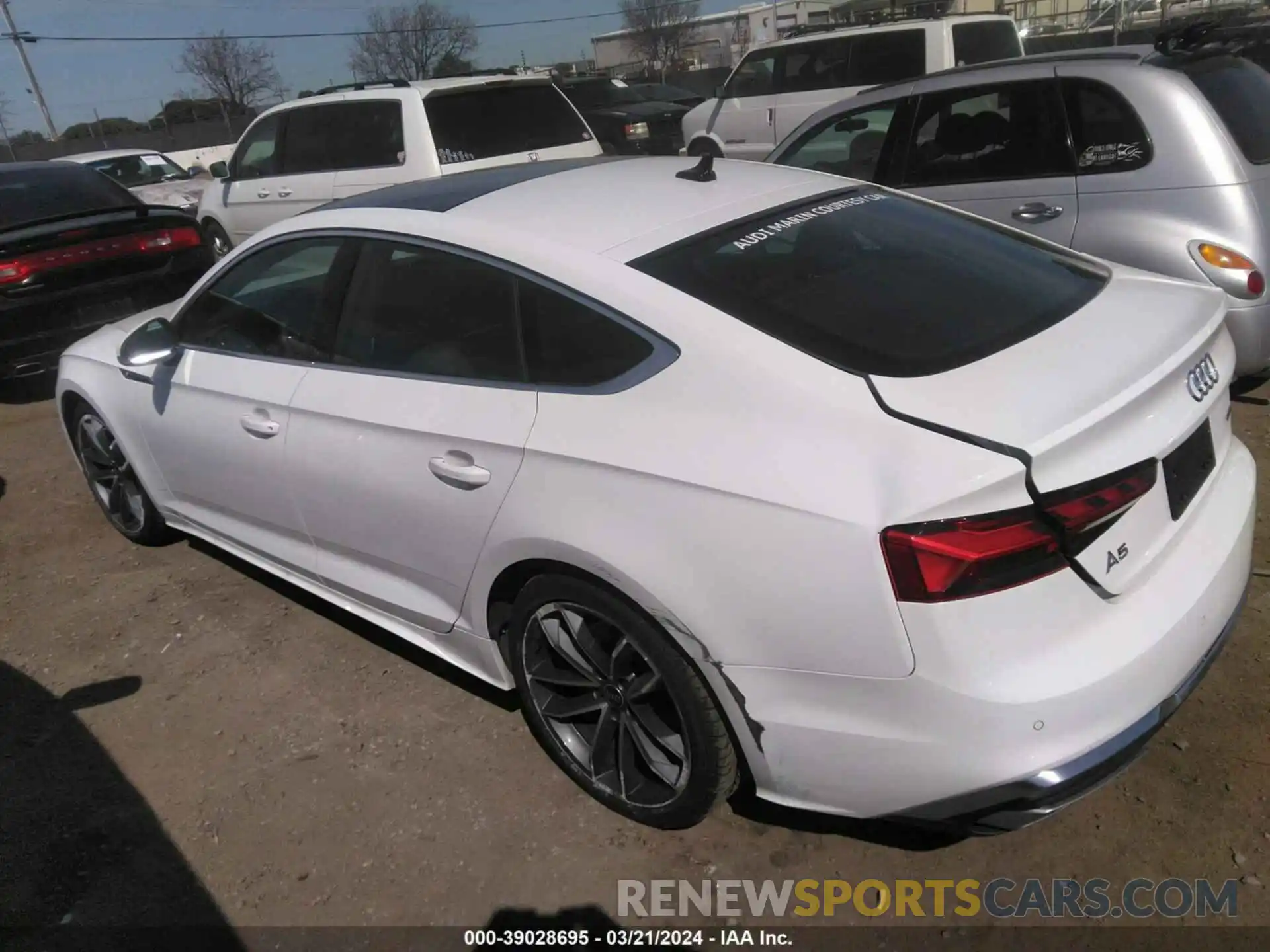 3 Photograph of a damaged car WAUFACF54RA012538 AUDI A5 SPORTBACK 2024