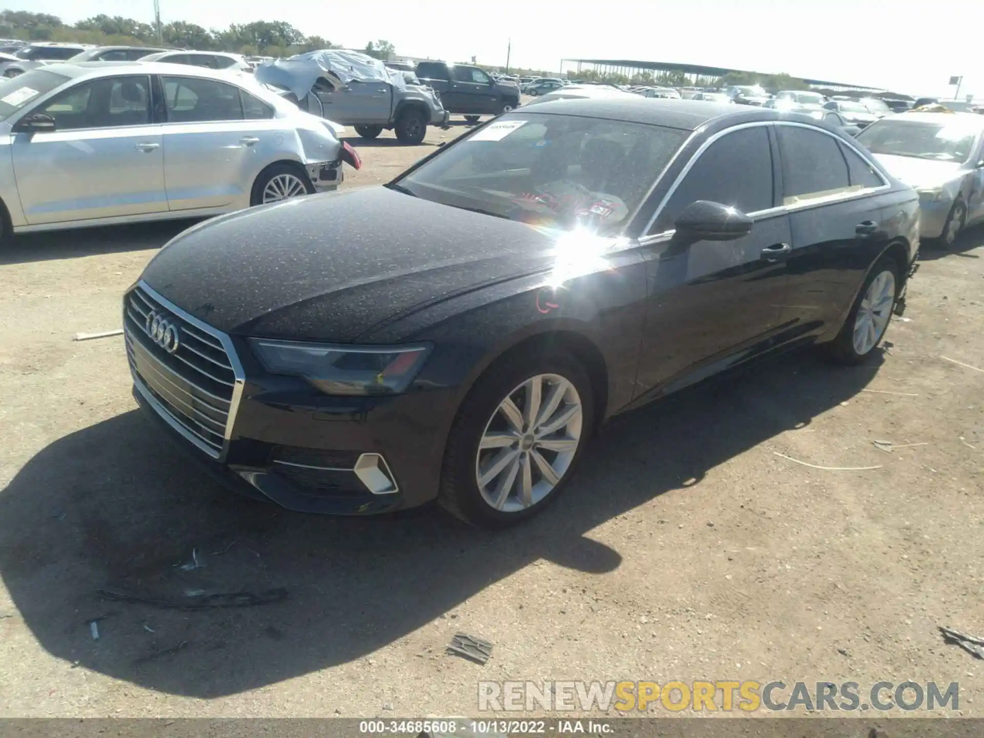 2 Photograph of a damaged car WAUD8AF20KN129416 AUDI A6 2019