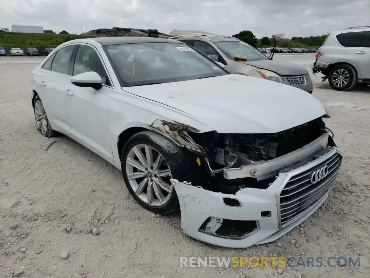 1 Photograph of a damaged car WAUD8AF22KN125898 AUDI A6 2019