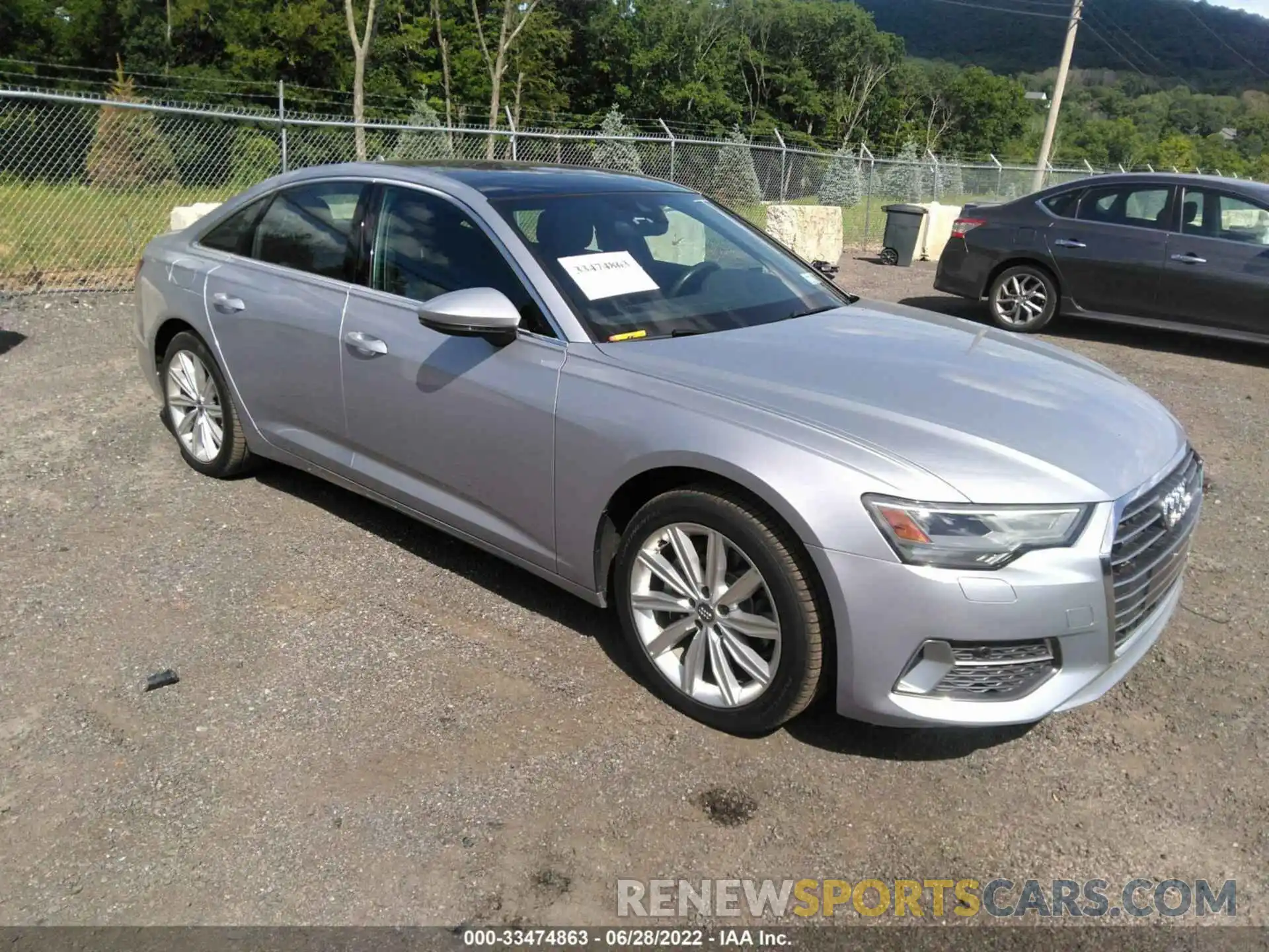 1 Photograph of a damaged car WAUD8AF24KN129466 AUDI A6 2019