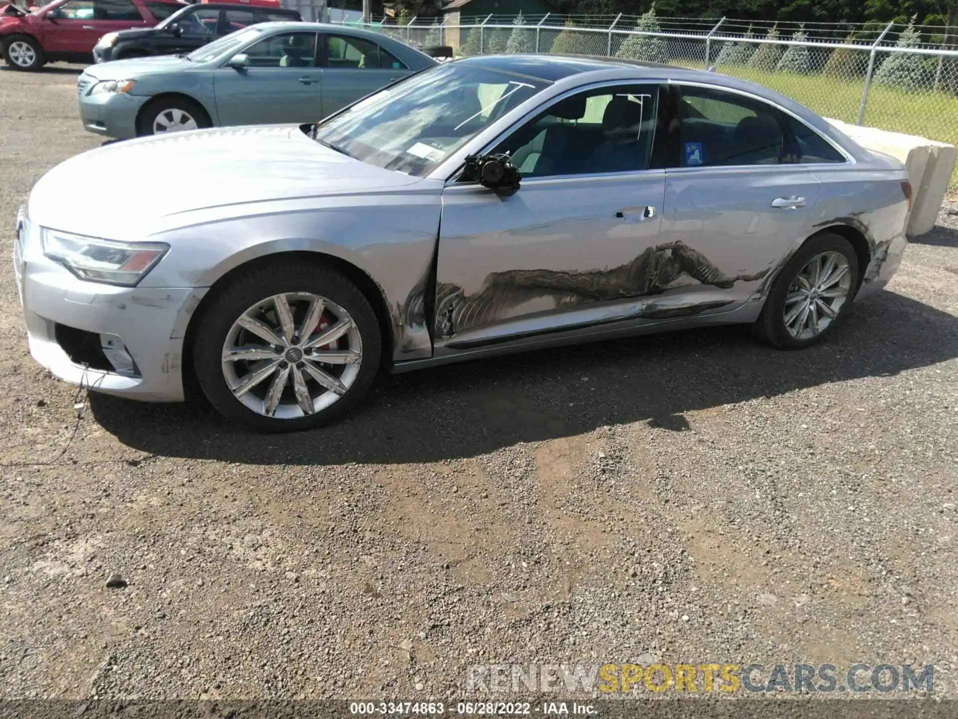 2 Photograph of a damaged car WAUD8AF24KN129466 AUDI A6 2019