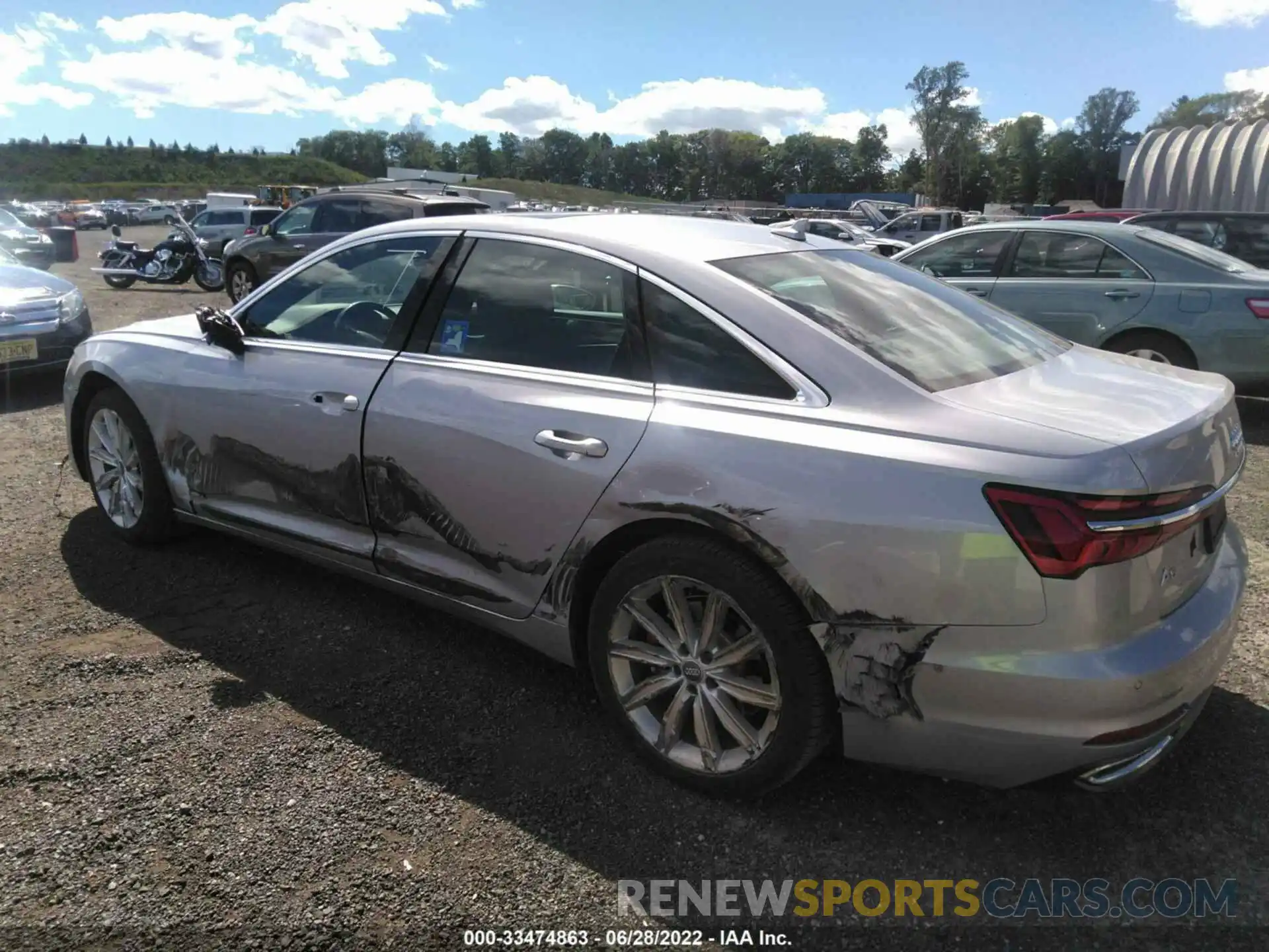 3 Photograph of a damaged car WAUD8AF24KN129466 AUDI A6 2019