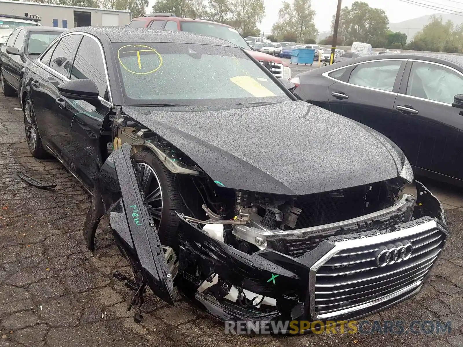 1 Photograph of a damaged car WAUD8AF25KN123921 AUDI A6 2019