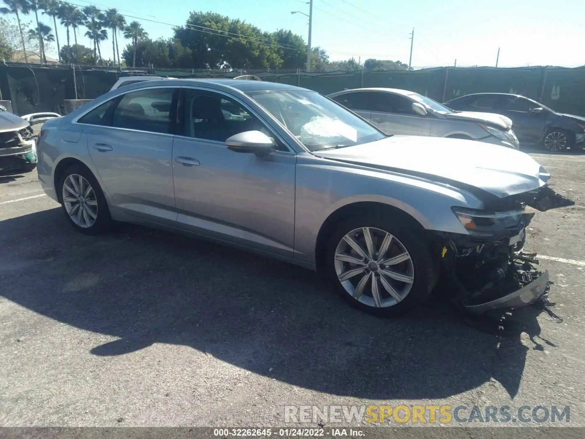 1 Photograph of a damaged car WAUD8AF27KN125346 AUDI A6 2019