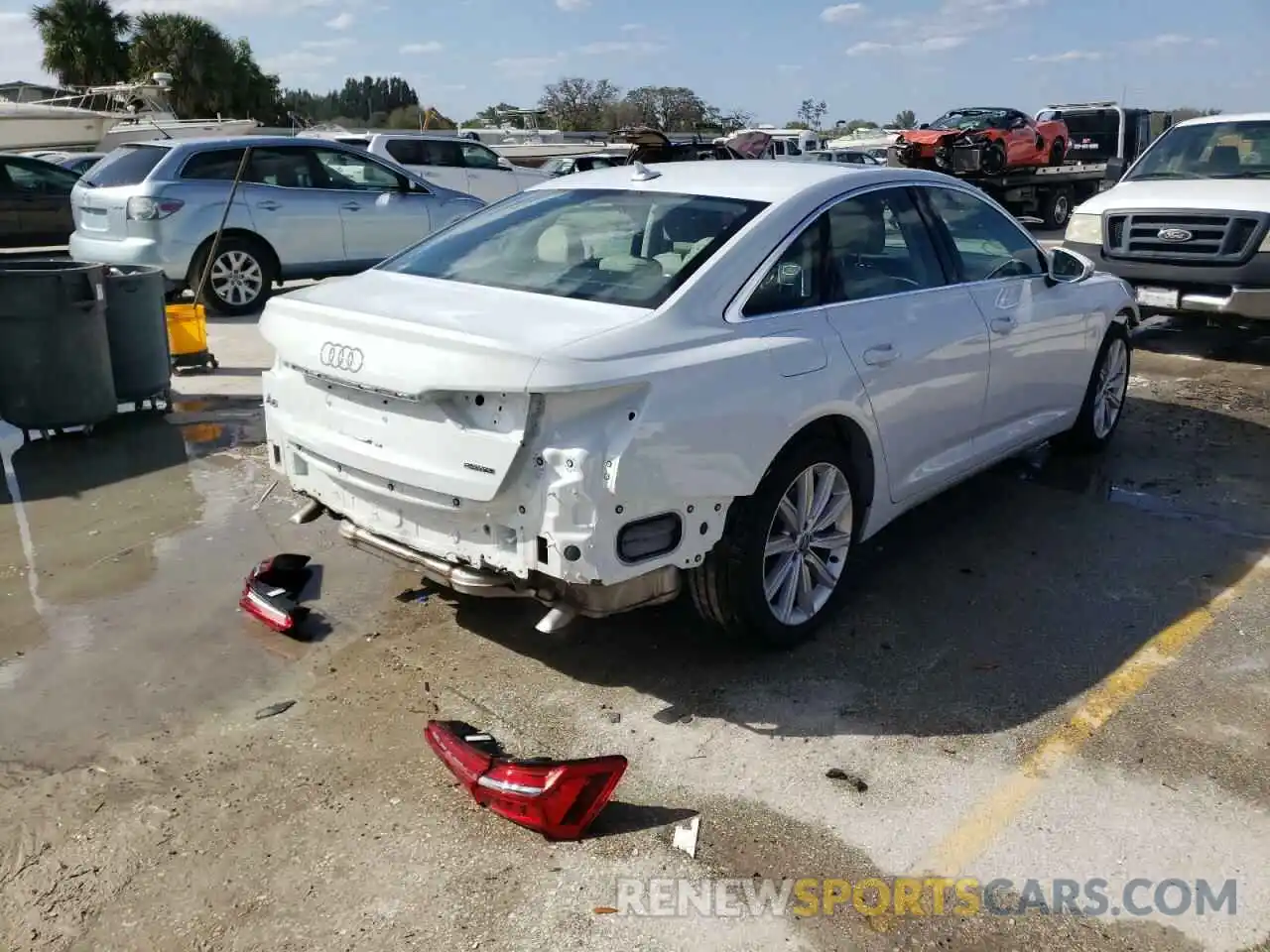 4 Photograph of a damaged car WAUD8AF27KN131793 AUDI A6 2019