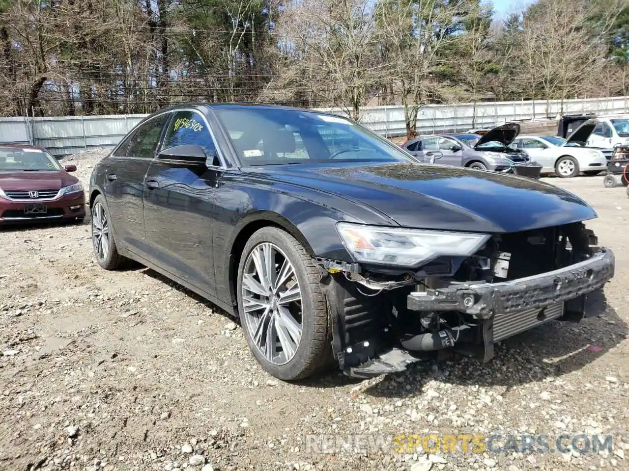 1 Photograph of a damaged car WAUD8AF29KN132086 AUDI A6 2019