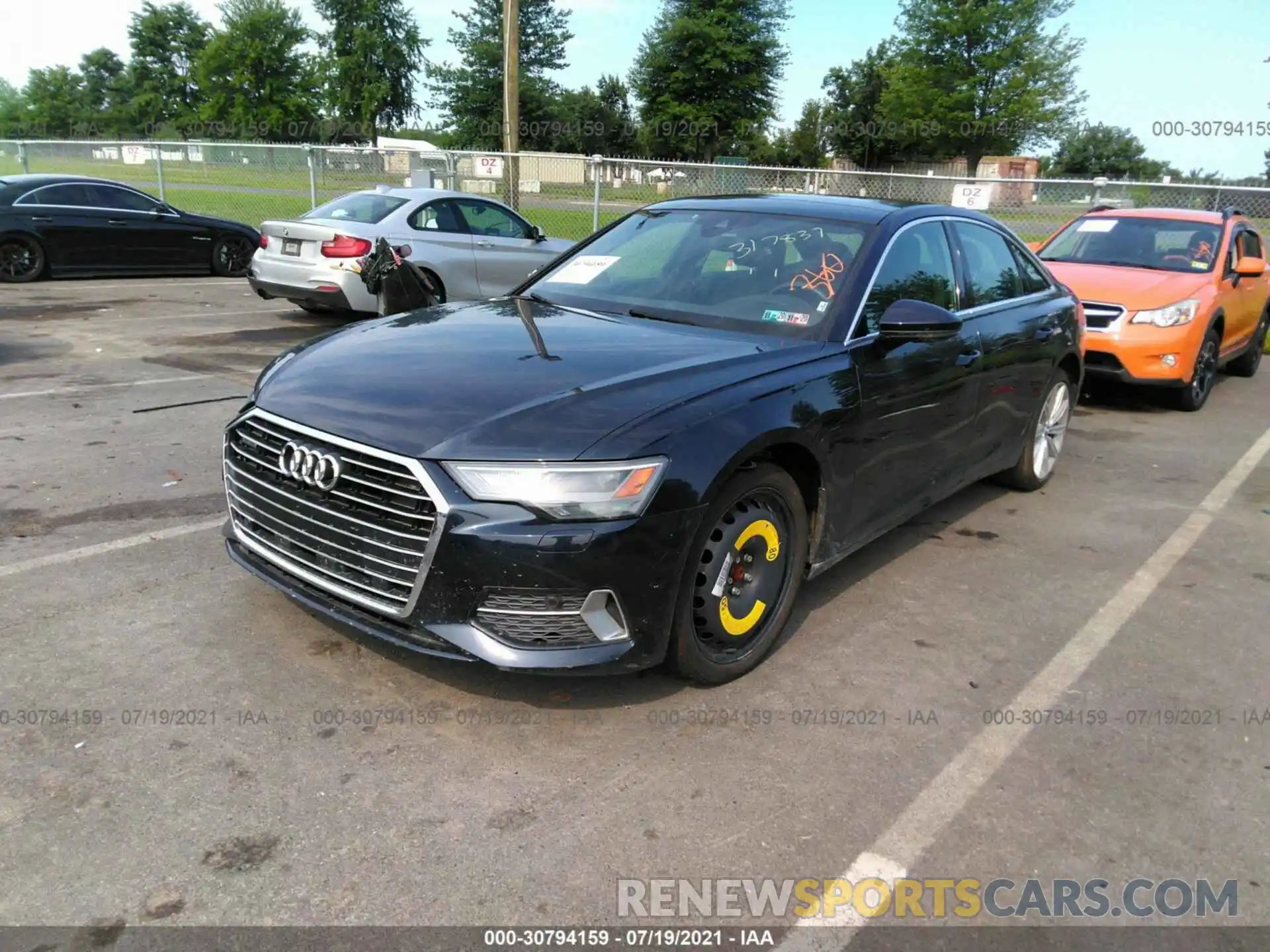 2 Photograph of a damaged car WAUD8AF2XKN126880 AUDI A6 2019