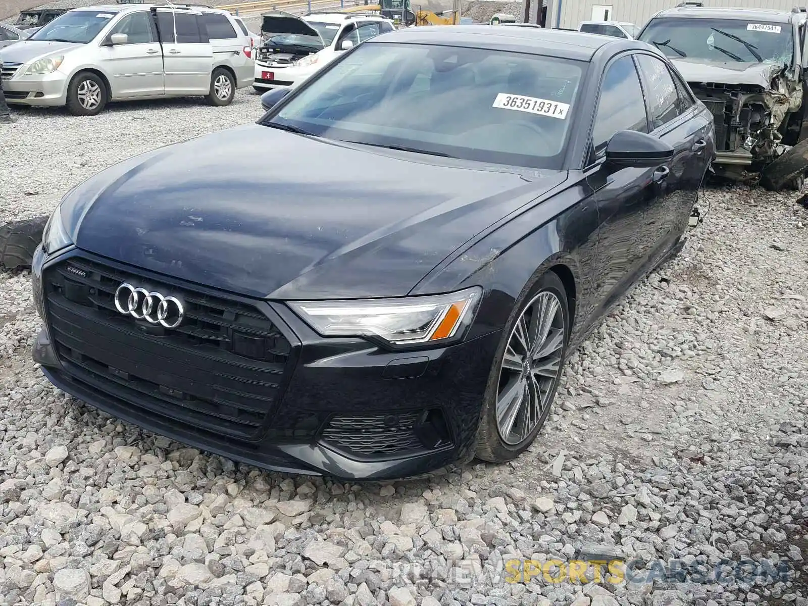 2 Photograph of a damaged car WAUE8AF20KN119117 AUDI A6 2019