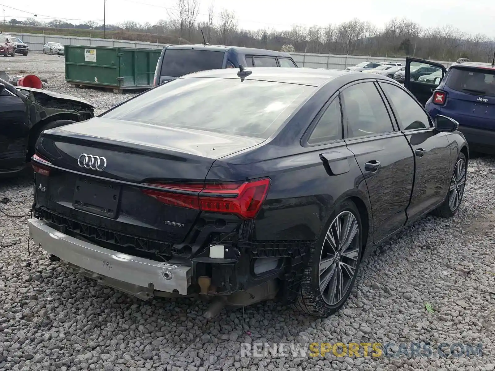 4 Фотография поврежденного автомобиля WAUE8AF20KN119117 AUDI A6 2019