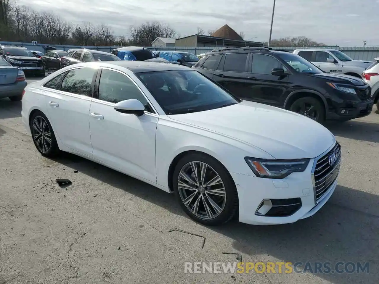 4 Фотография поврежденного автомобиля WAUE8AF20KN122700 AUDI A6 2019