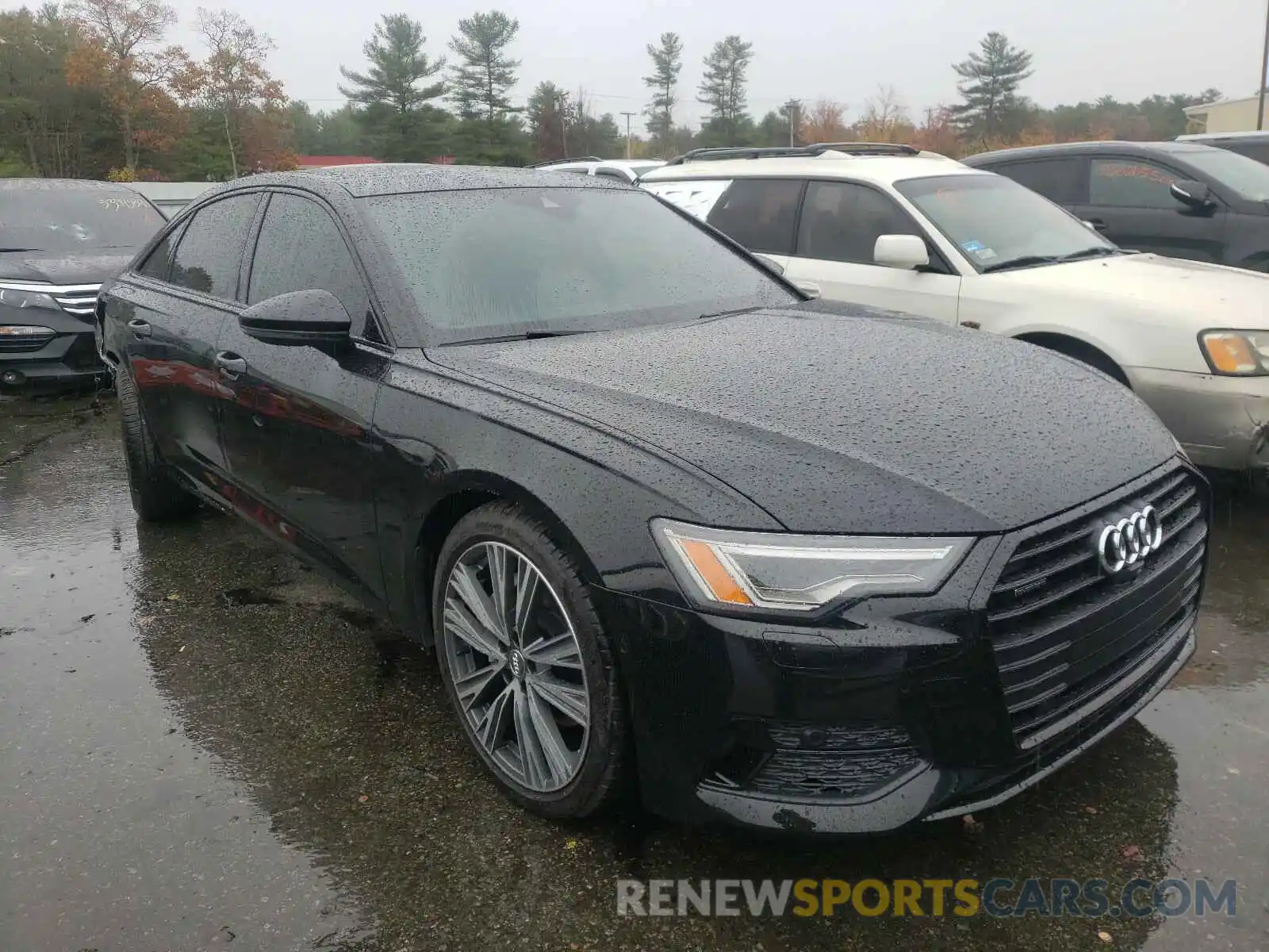 1 Photograph of a damaged car WAUE8AF20KN123457 AUDI A6 2019